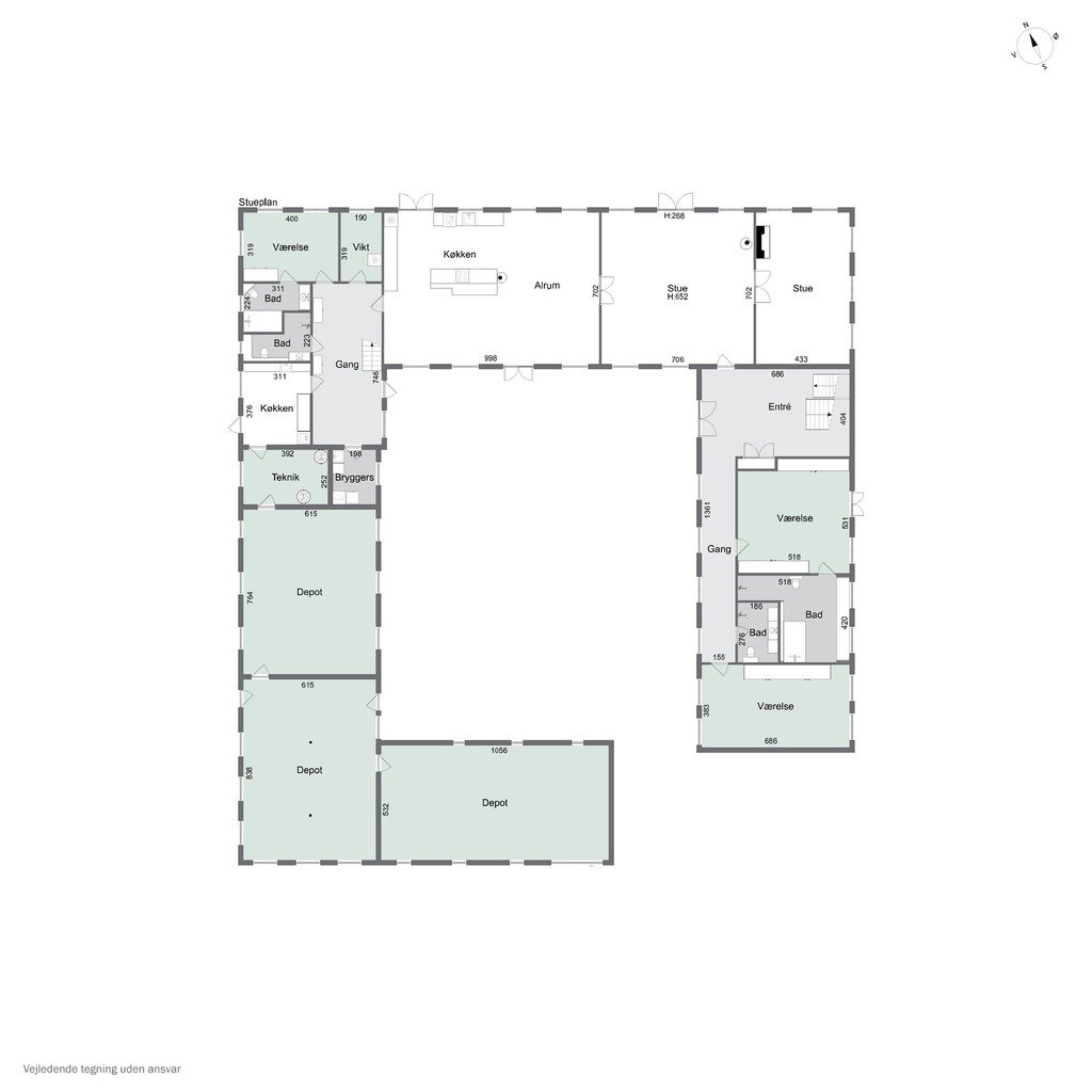 Plantegninger billede af Veddingevej 14, Høve, 4550 Asnæs