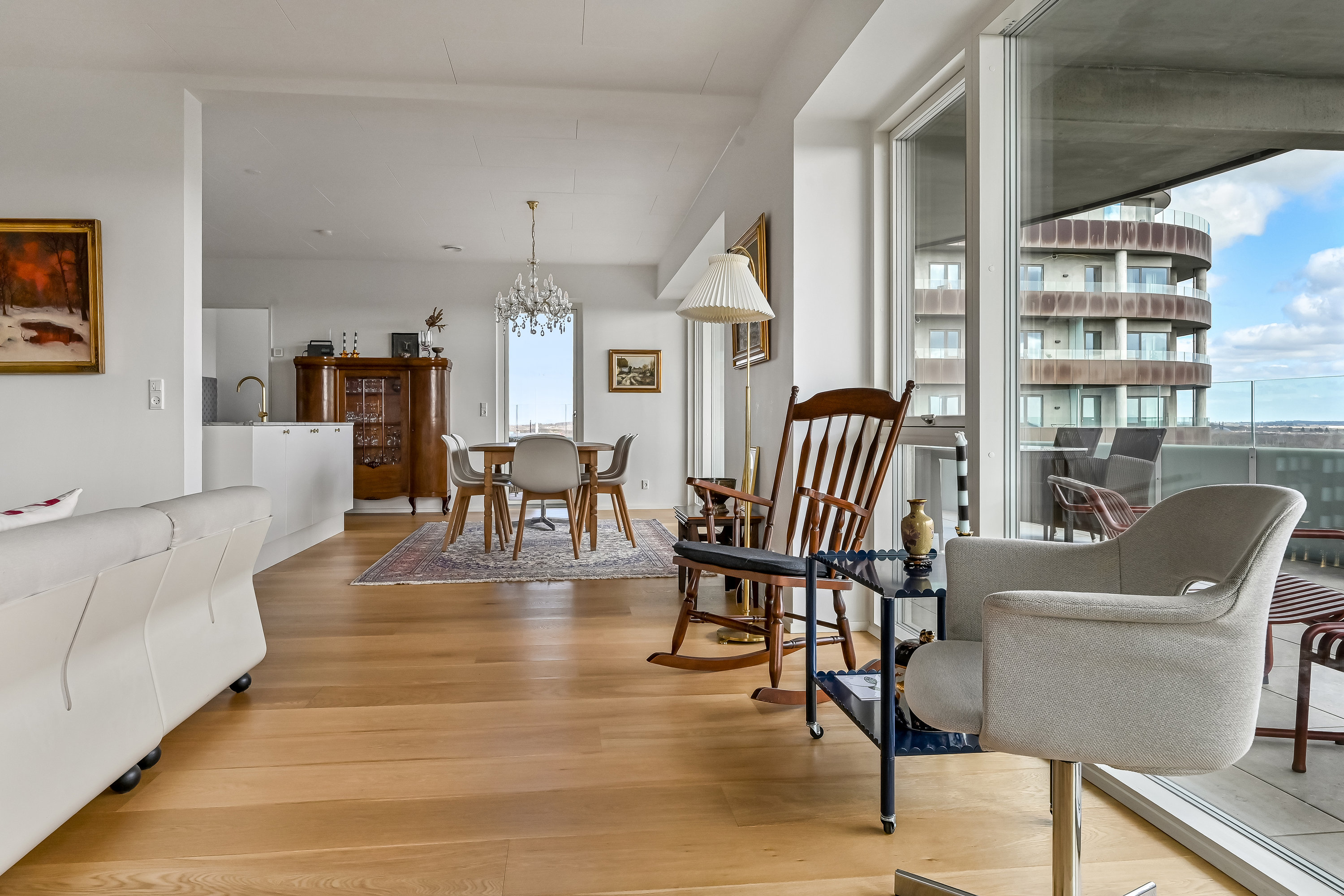 Fremhævet stue billede i fuldskærmstilstand. Billede af Grøndahlsvej 21, 9. 2., 7400 Herning