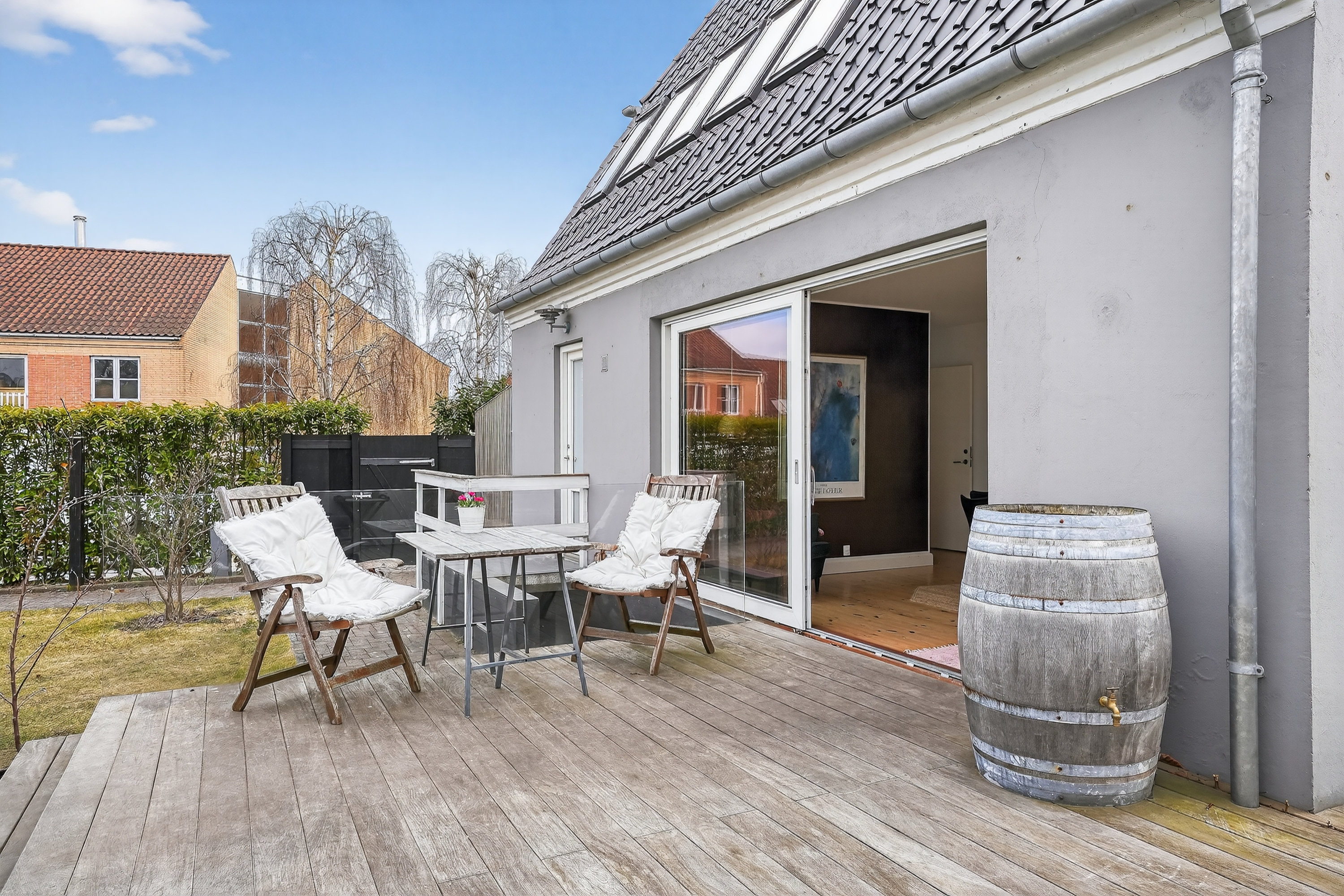 Fremhævet terrasse billede i fuldskærmstilstand. Billede af Niels Bohrs Alle 38, 2860 Søborg