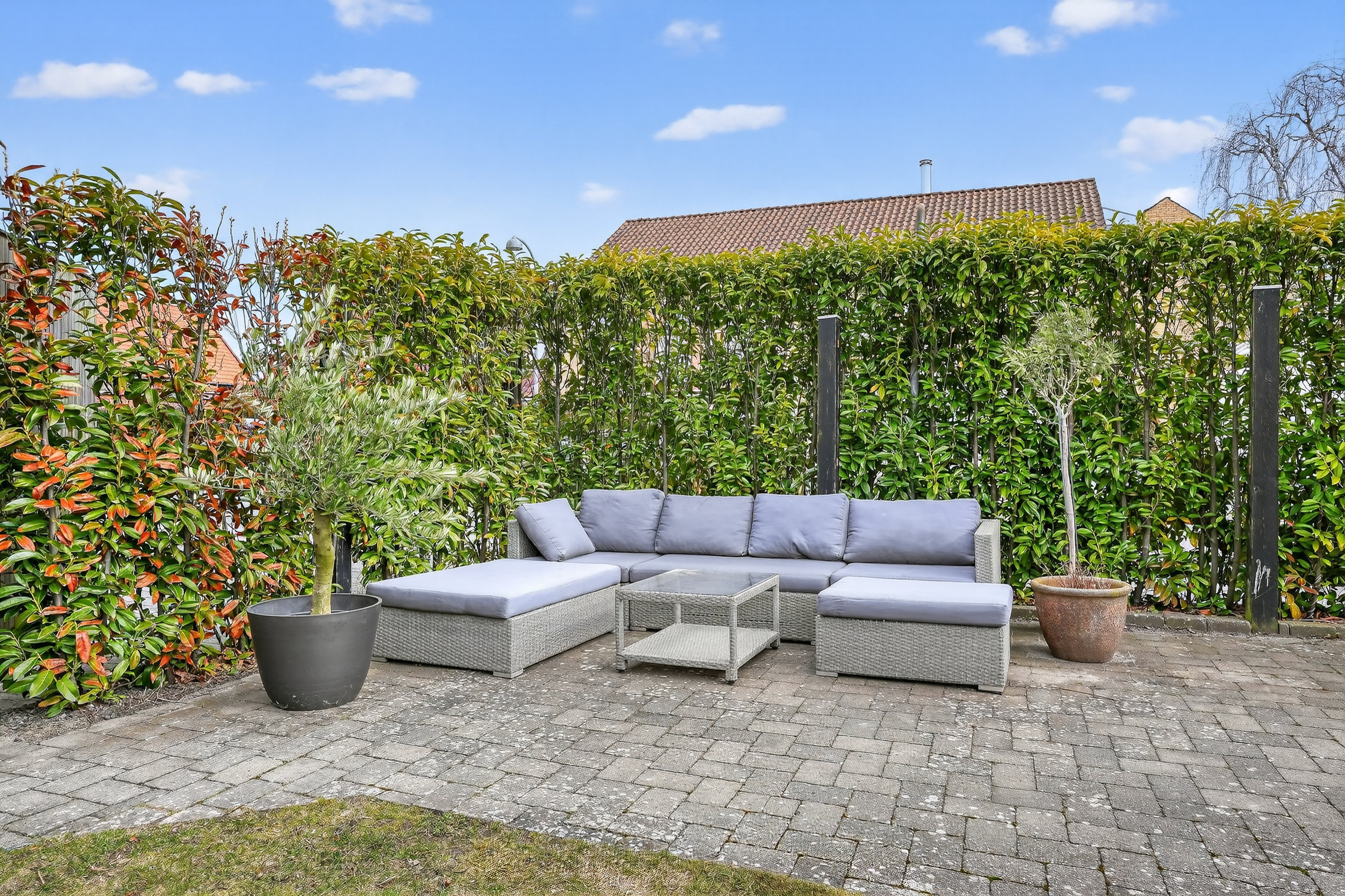 Fremhævet terrasse billede i fuldskærmstilstand. Billede af Niels Bohrs Alle 38, 2860 Søborg