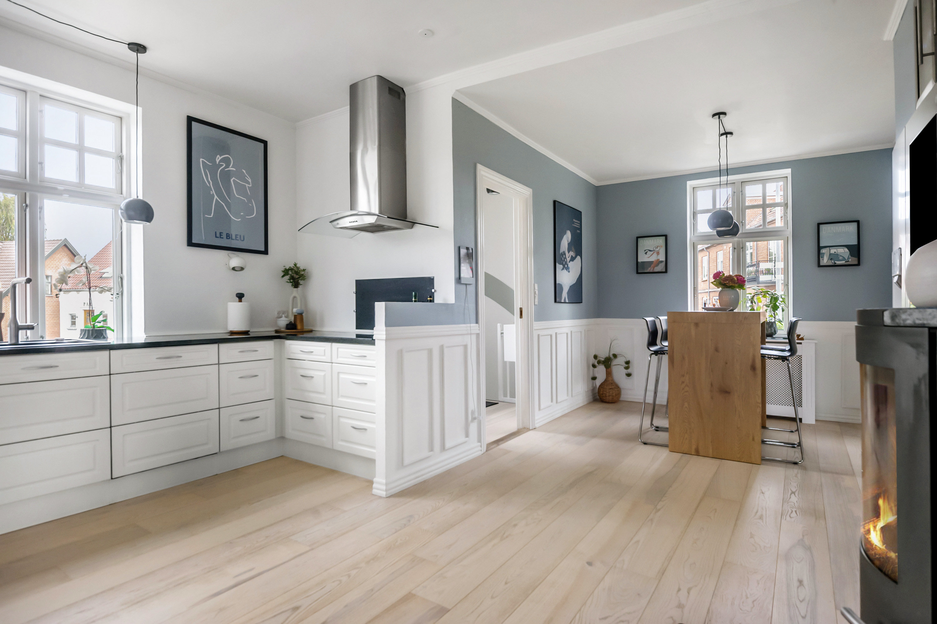 Fremhævet køkken billede i fuldskærmstilstand. Billede af Bredgade 1, 8300 Odder