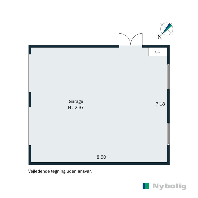 Plantegninger billede af Bredgade 1, 8300 Odder