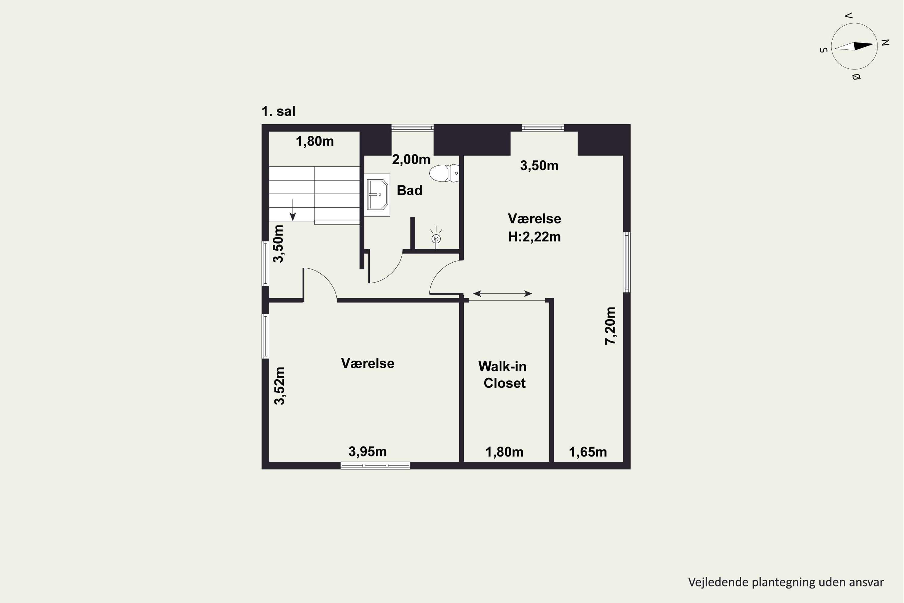 Plantegninger billede af Langgade 51, Vejgaard, 9000 Aalborg