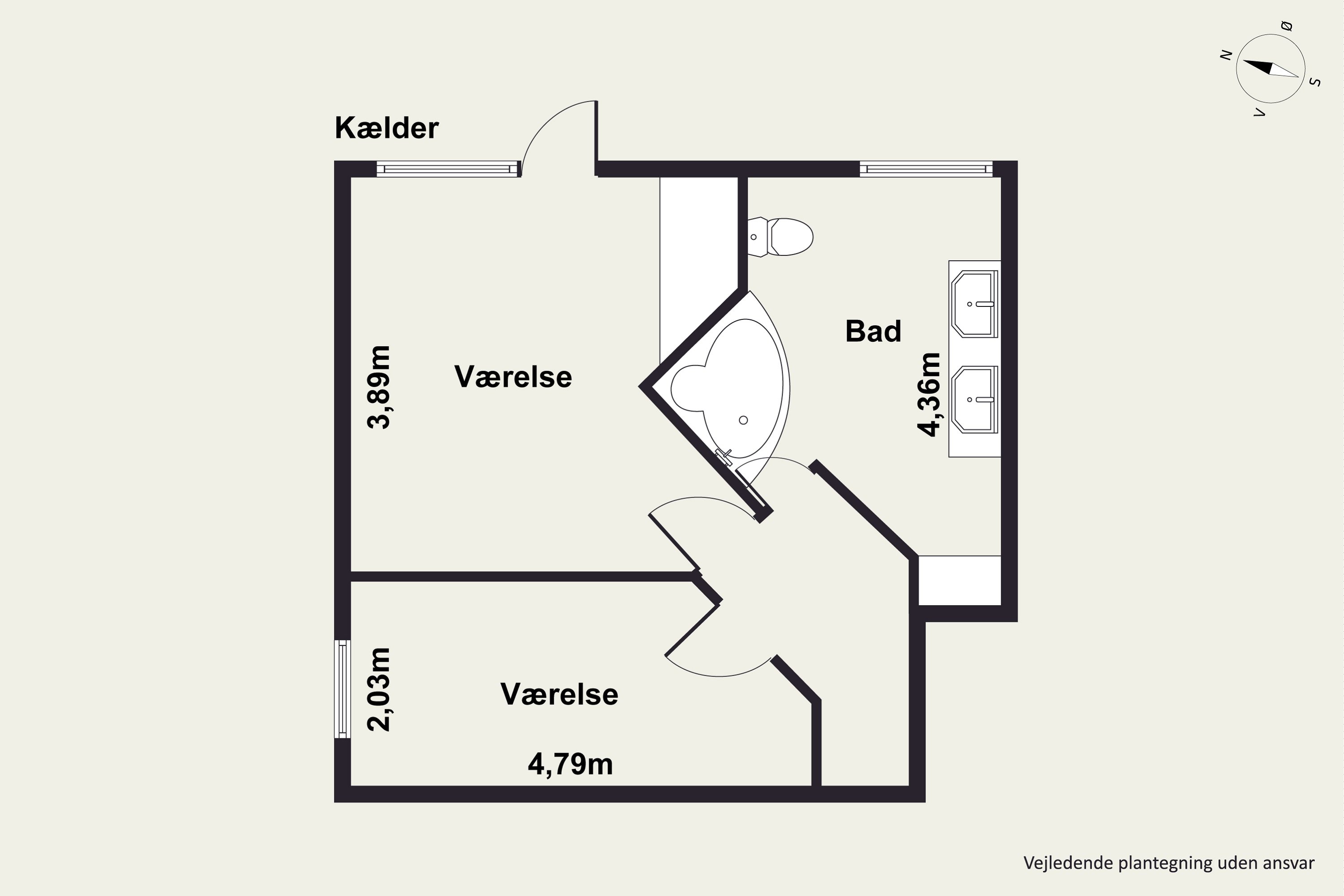 Plantegninger billede af Søparken 12, Marienhoff, 8550 Ryomgård