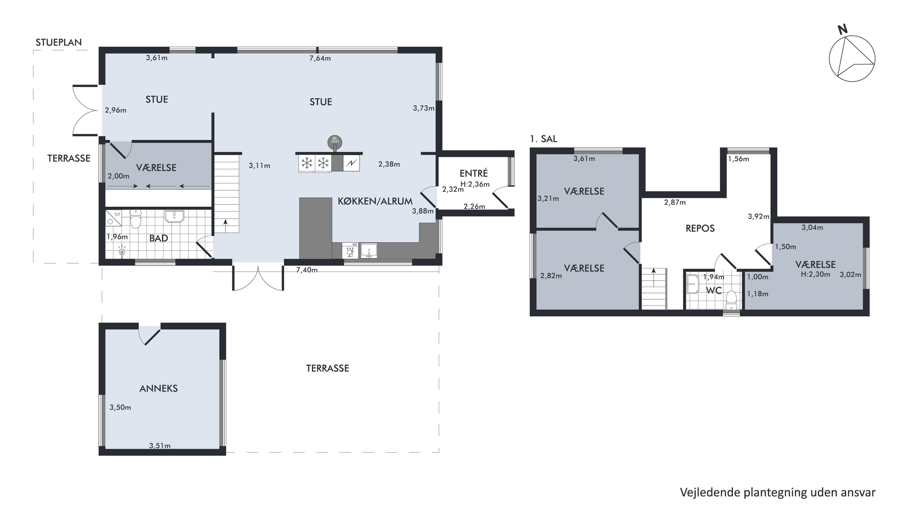 Plantegninger billede af Bodil Møllevej 5, Dørup, 8362 Hørning
