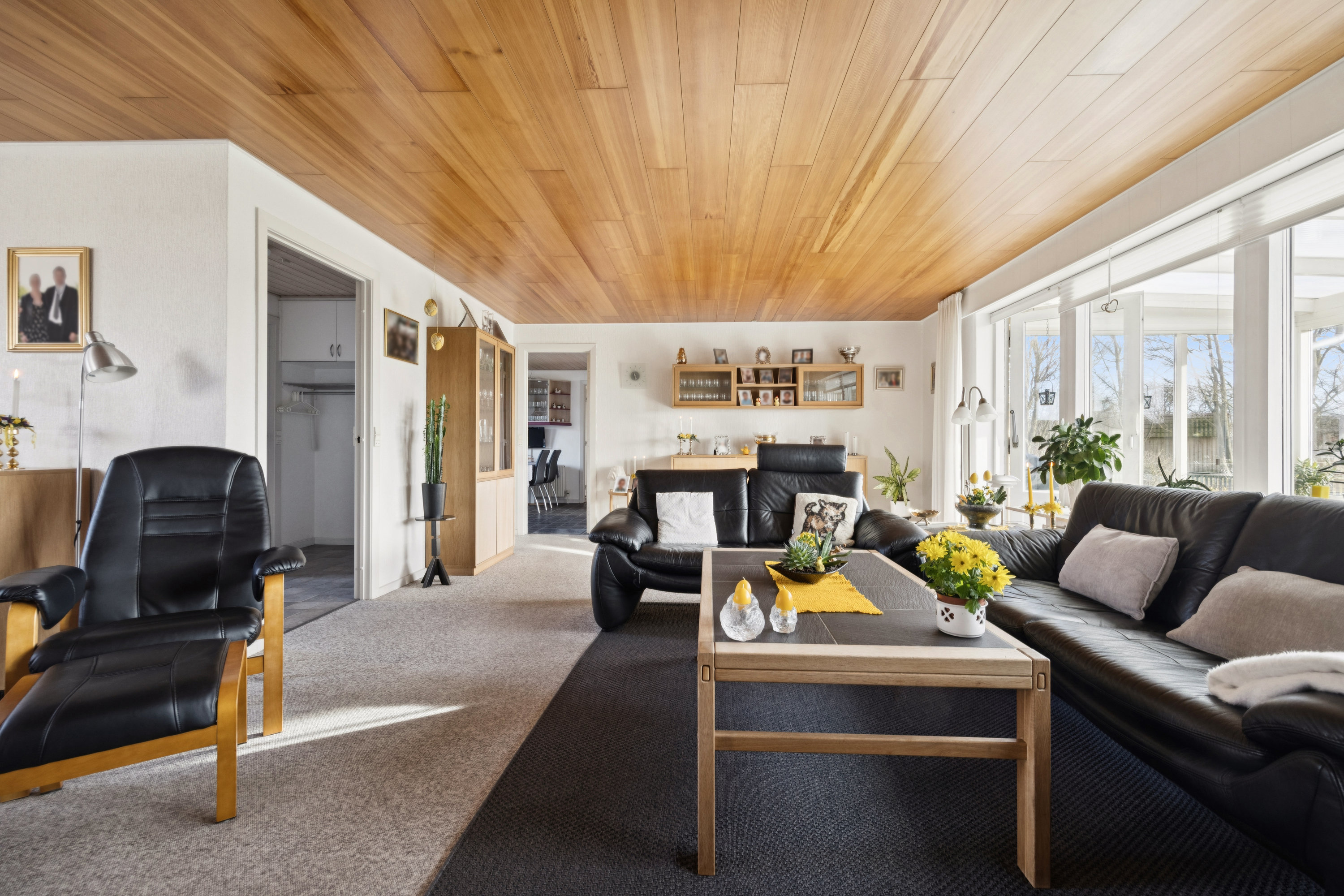 Fremhævet stue billede i fuldskærmstilstand. Billede af Nørrehave 7, Ulsted, 9370 Hals