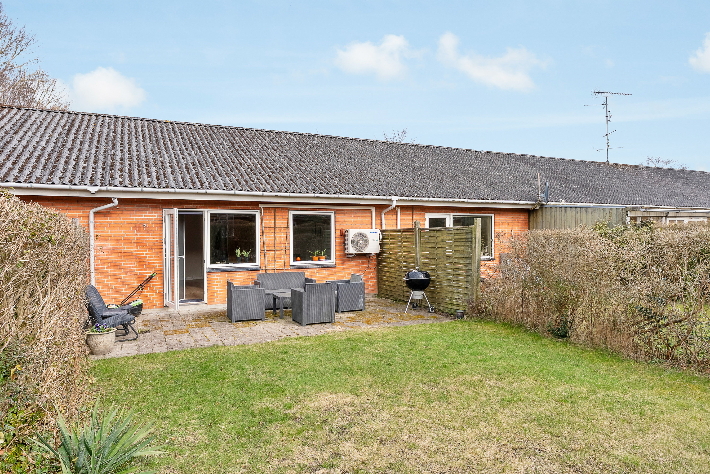 Fremhævet terrasse billede i fuldskærmstilstand. Billede af Brahesmindeparken 31, 5600 Faaborg