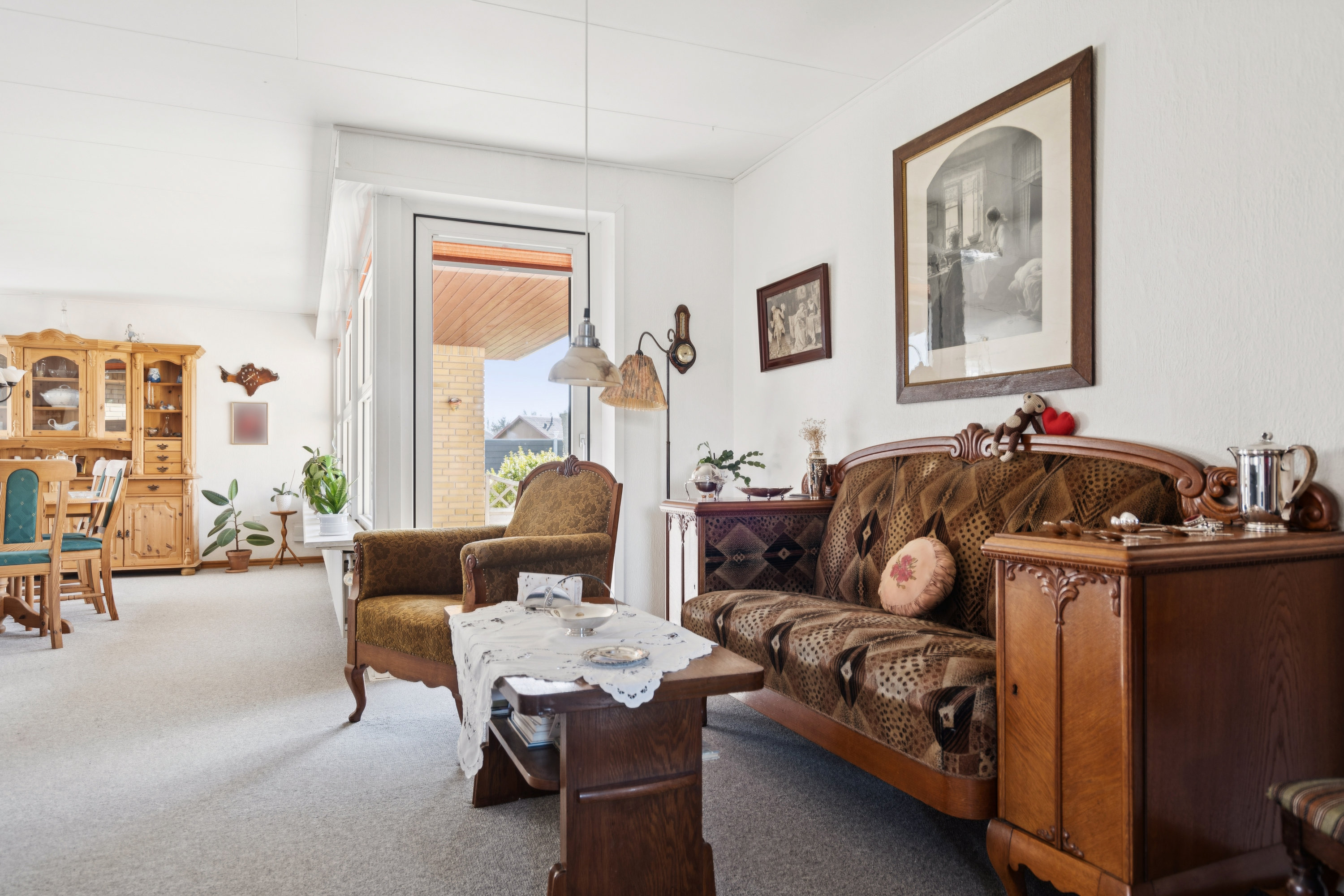 Fremhævet stue billede i fuldskærmstilstand. Billede af Garvervænget 4, Horne, 9850 Hirtshals