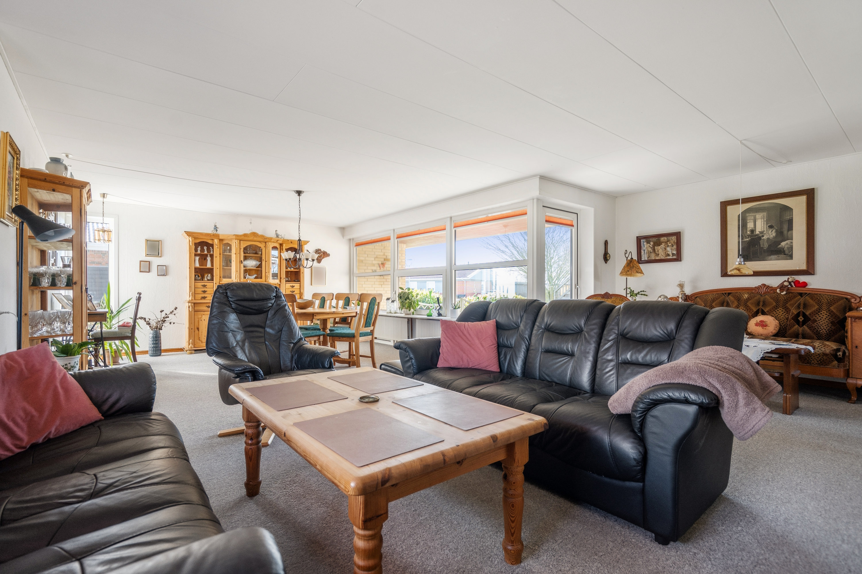 Fremhævet stue billede i fuldskærmstilstand. Billede af Garvervænget 4, Horne, 9850 Hirtshals