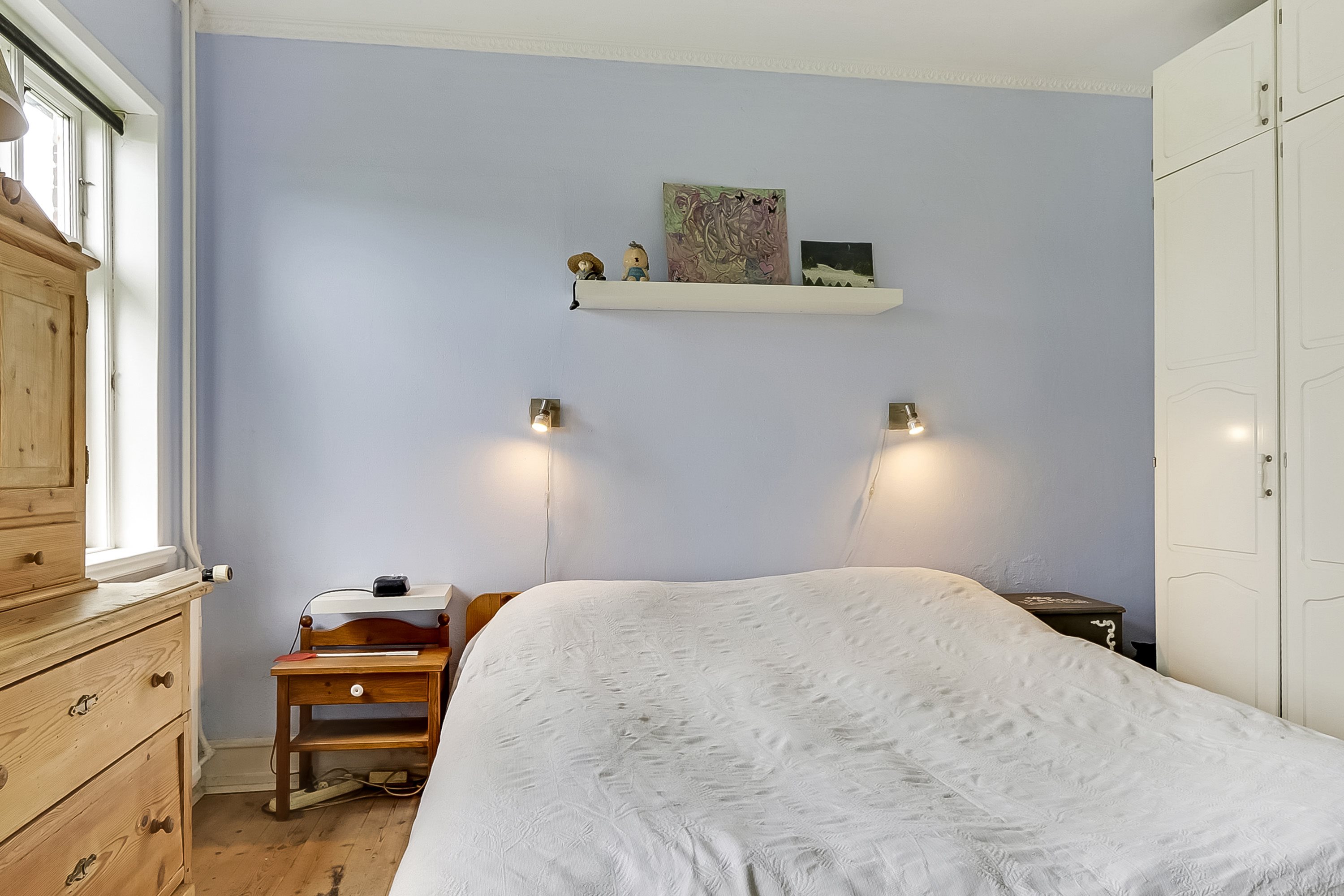 Fremhævet soveværelse billede i fuldskærmstilstand. Billede af Boholtvej 11, Boholt, 5874 Hesselager