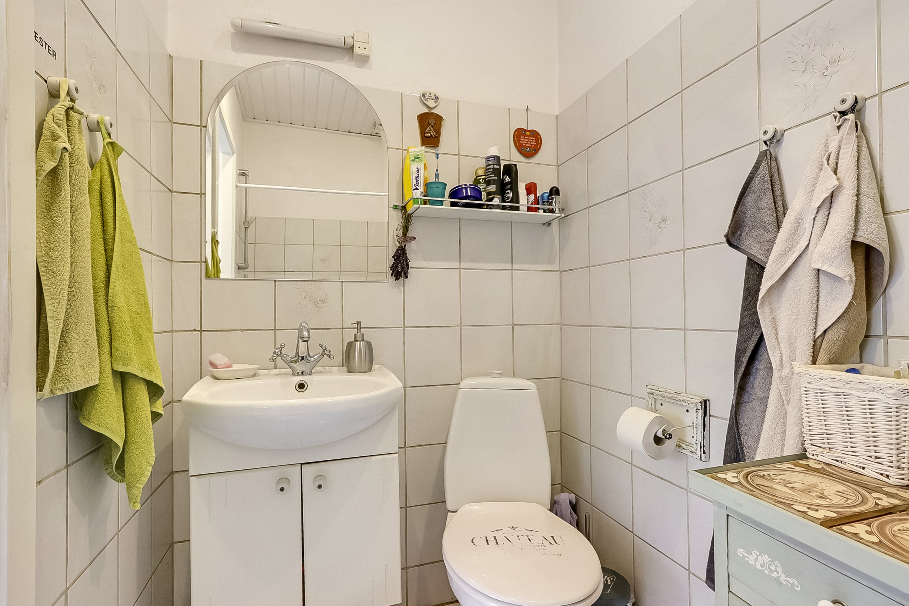 Fremhævet badeværelse billede i fuldskærmstilstand. Billede af Boholtvej 11, Boholt, 5874 Hesselager