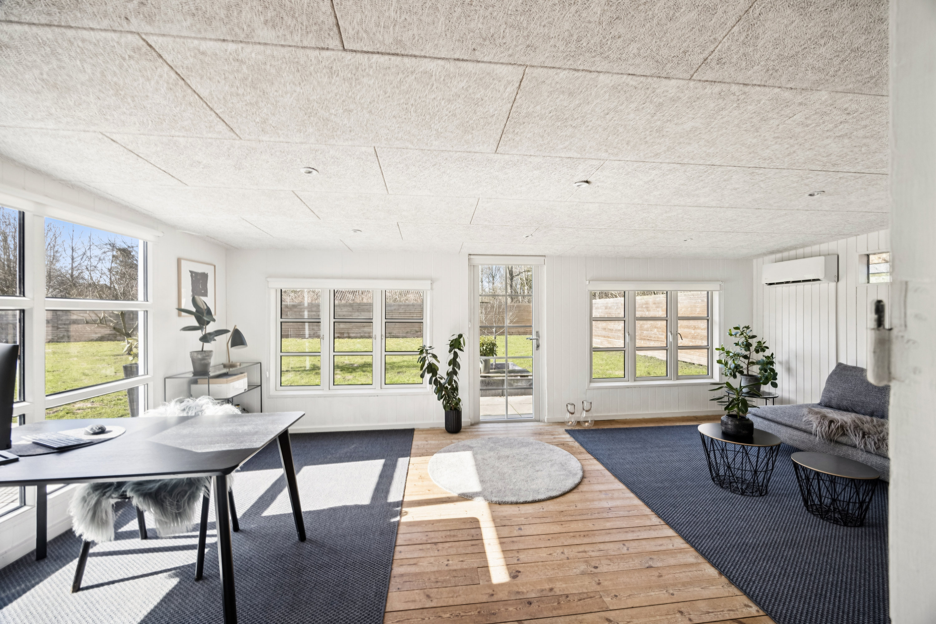 Fremhævet stue billede i fuldskærmstilstand. Billede af Krøjen 17, 9240 Nibe