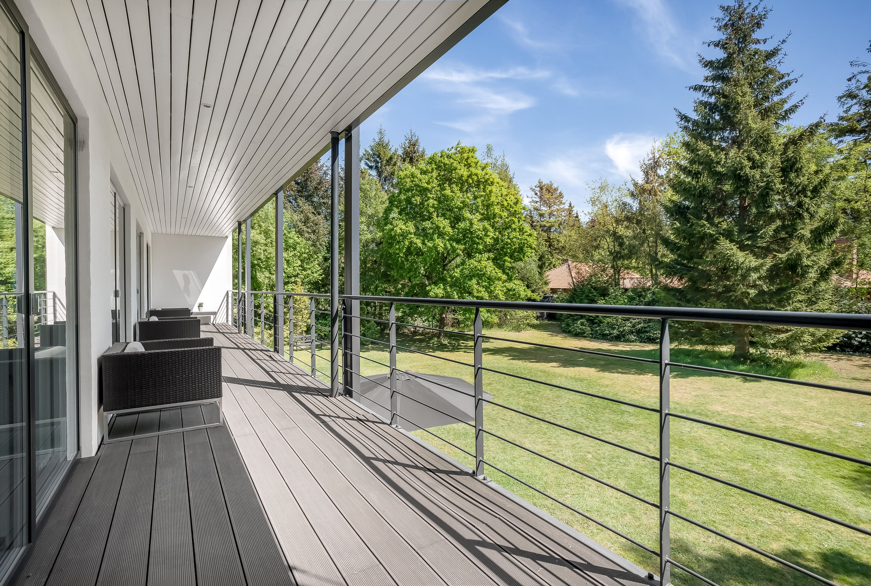 Fremhævet svalegang billede i fuldskærmstilstand. Billede af Lilleåvej 4, Råsted, 7500 Holstebro