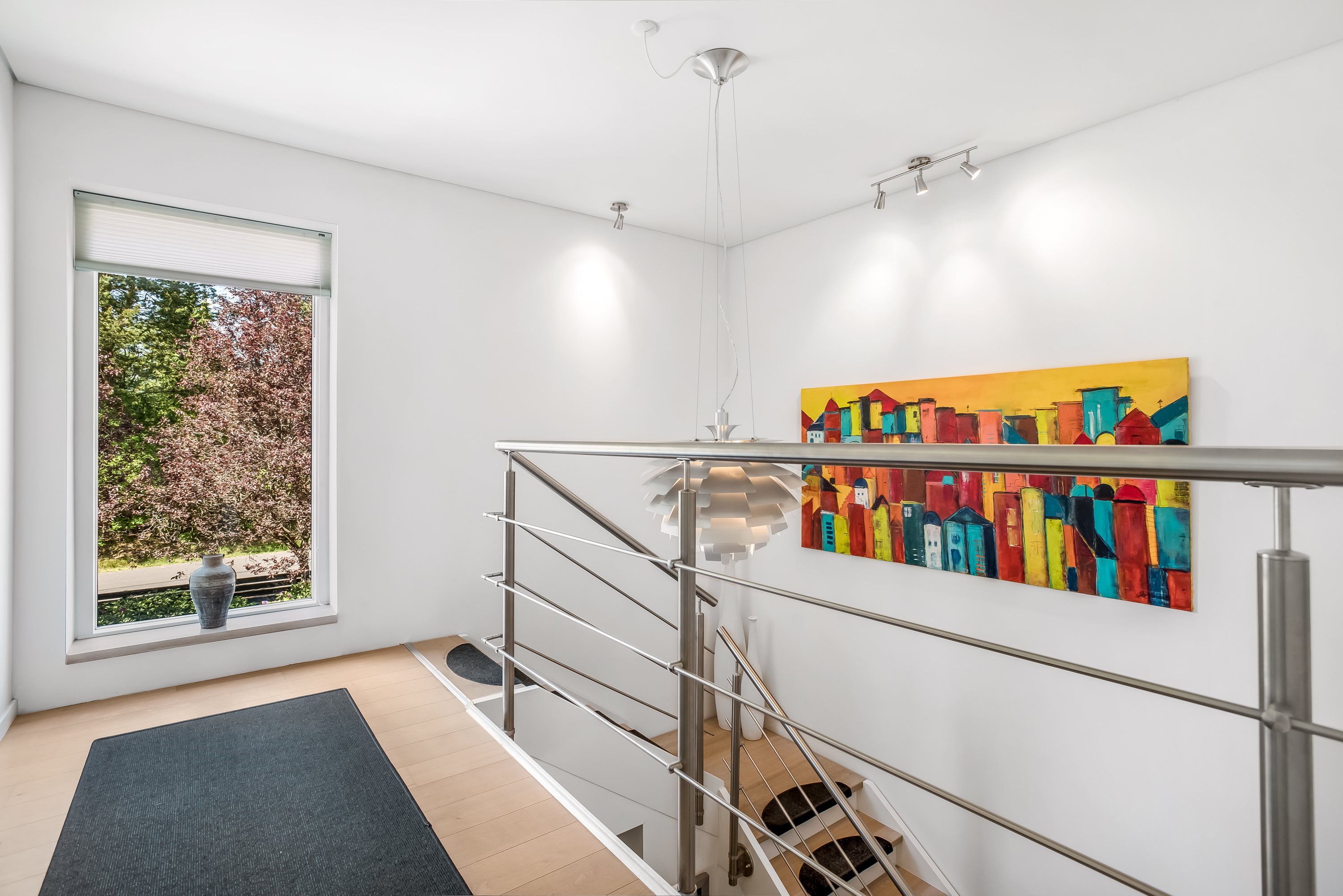 Fremhævet trappe billede i fuldskærmstilstand. Billede af Lilleåvej 4, Råsted, 7500 Holstebro