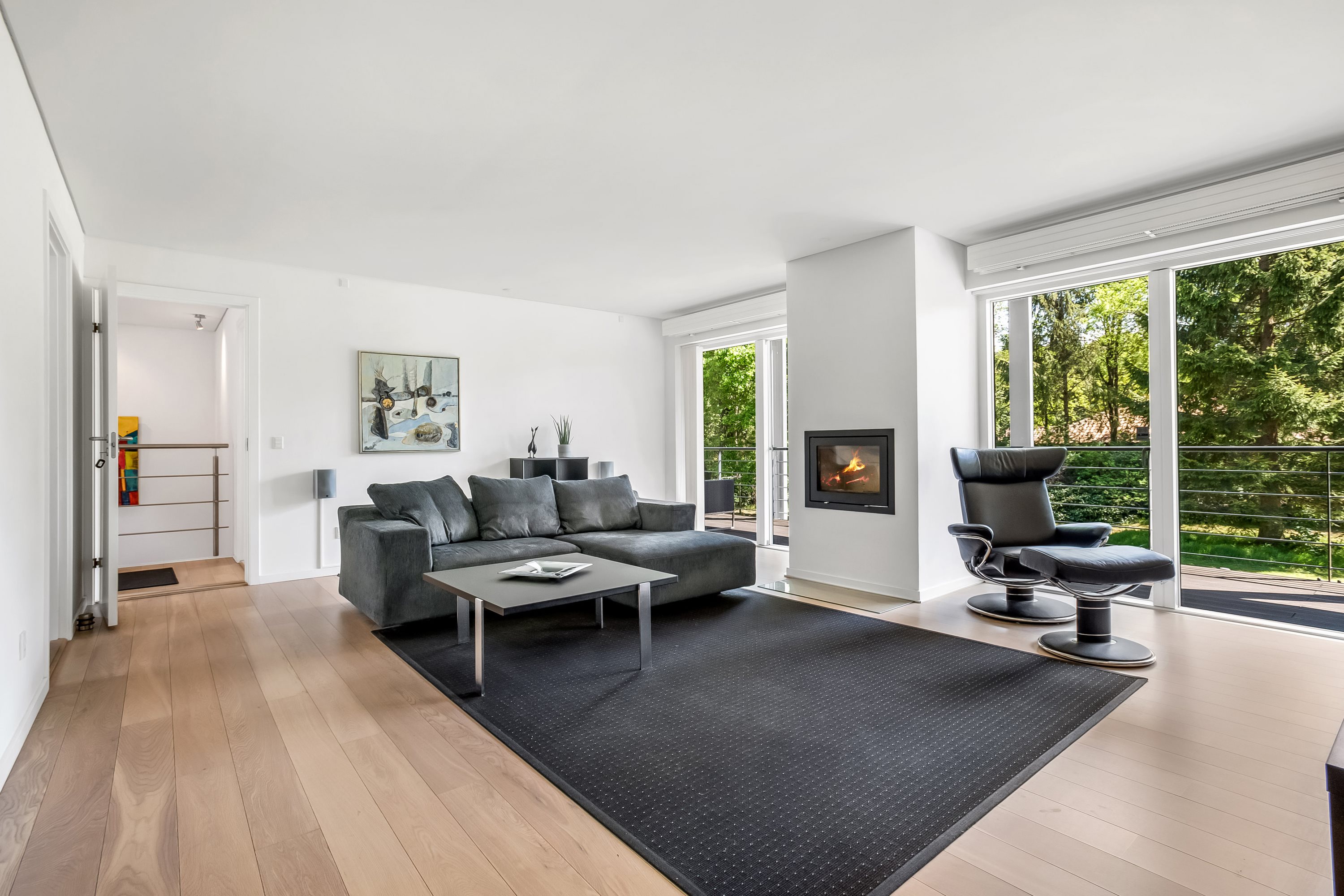 Fremhævet stue billede i fuldskærmstilstand. Billede af Lilleåvej 4, Råsted, 7500 Holstebro