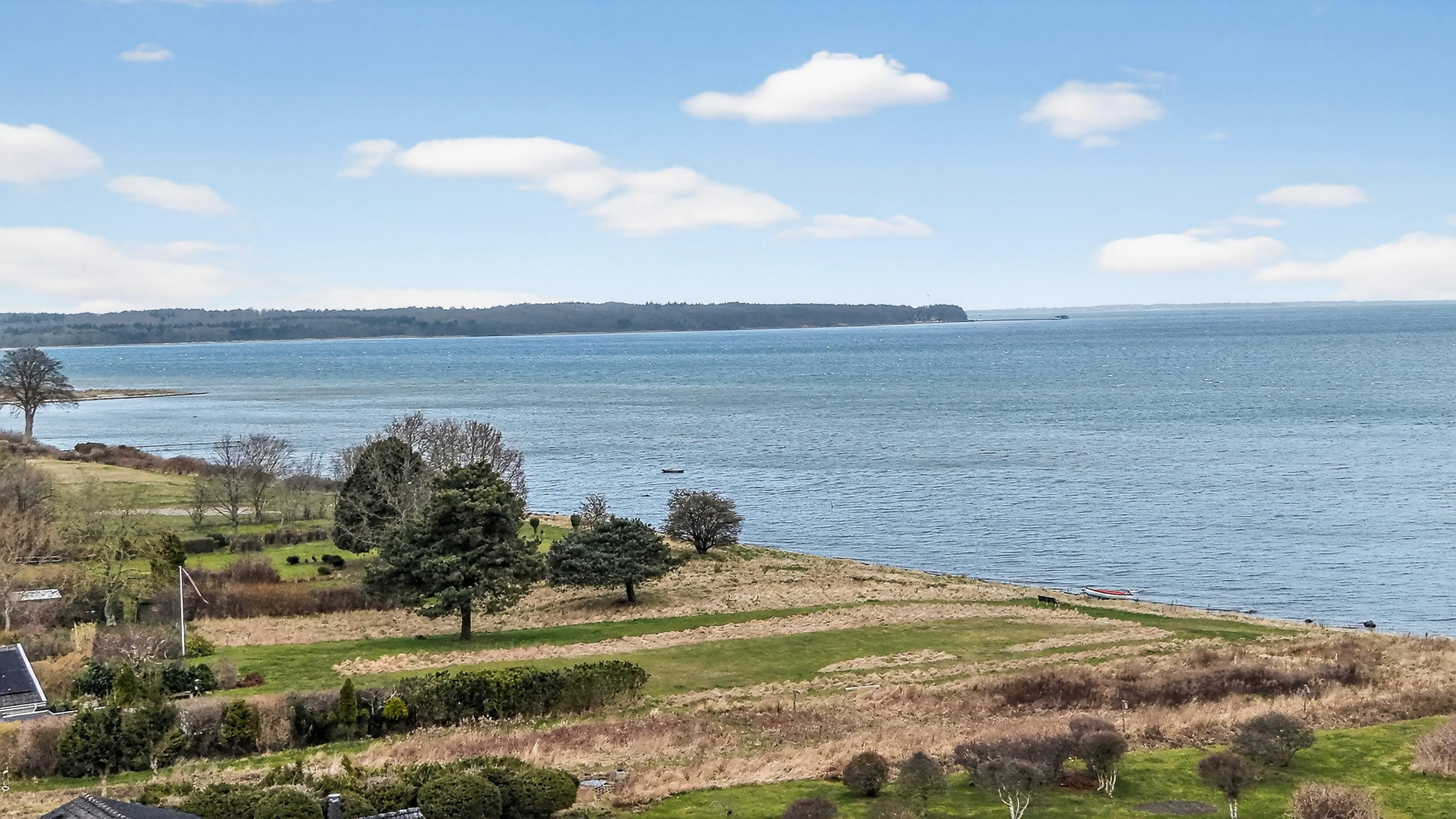 Fremhævet luftfoto billede i fuldskærmstilstand. Billede af Løserup Strandvej 4, Løserup, 4300 Holbæk