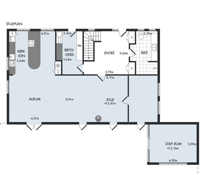 Plantegninger billede af Gartnerbakken 5, 2625 Vallensbæk