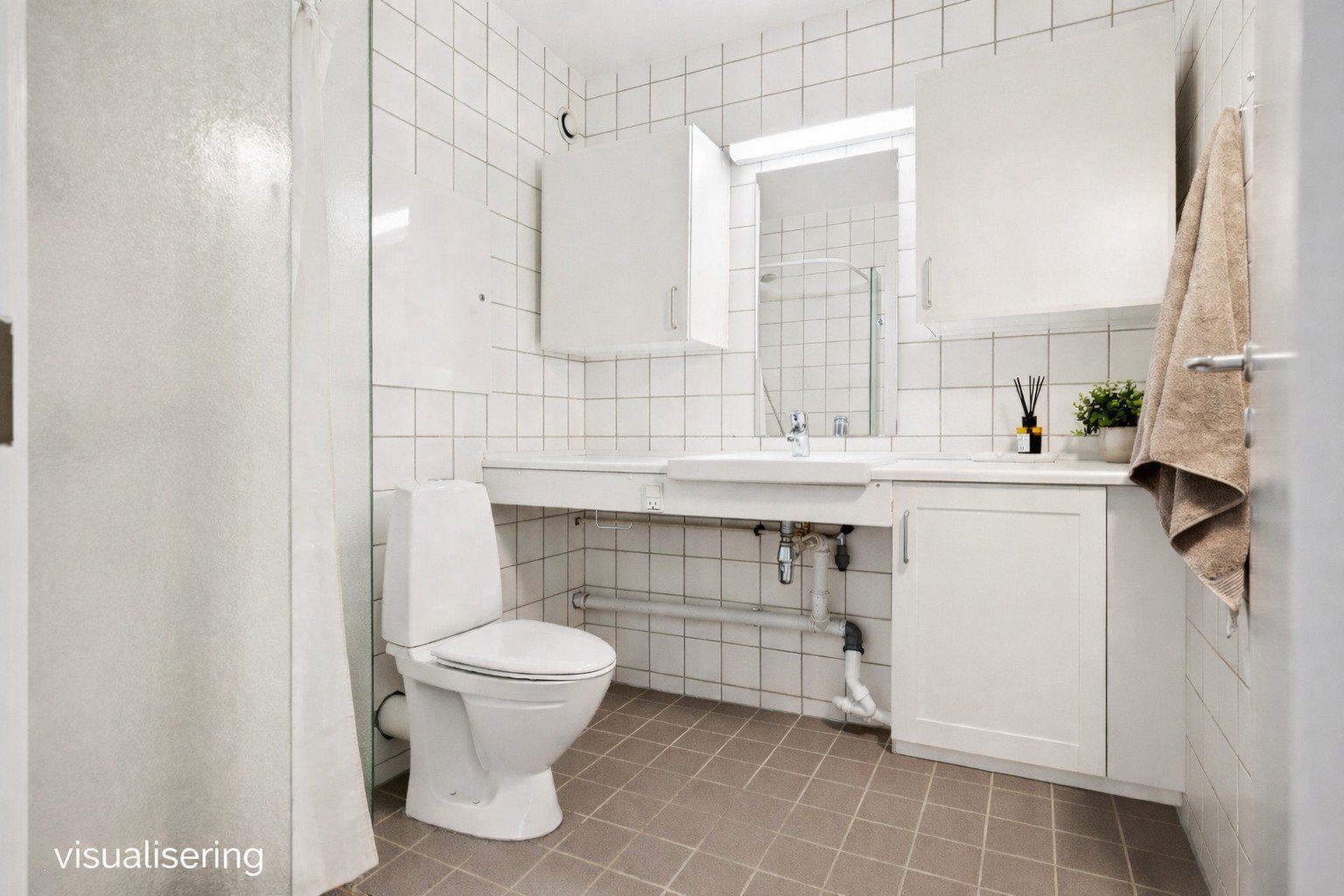 Fremhævet badeværelse billede i fuldskærmstilstand. Billede af Mariendalsvej 50F, 2. mf., 2000 Frederiksberg