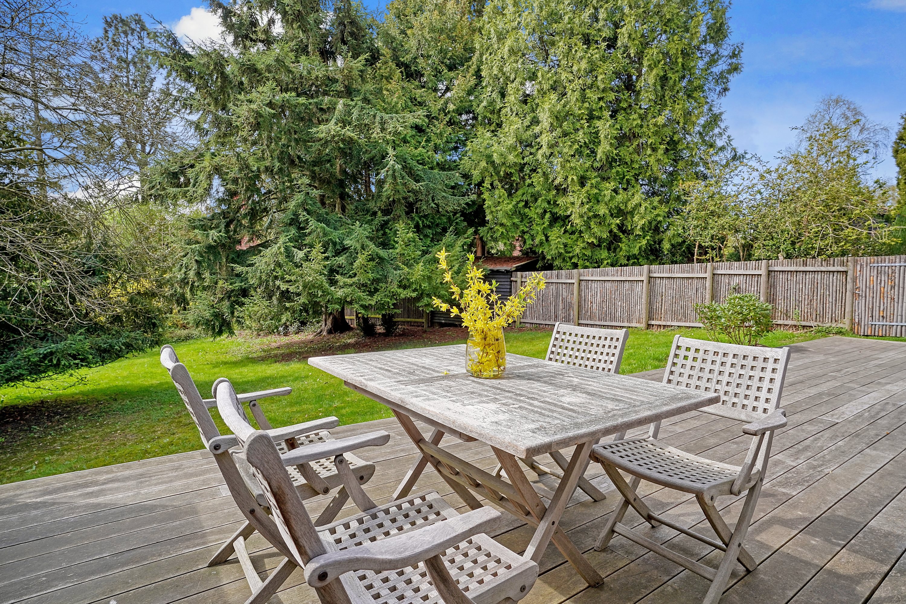 Fremhævet terrasse billede i fuldskærmstilstand. Billede af Kildedalen 2, 3100 Hornbæk