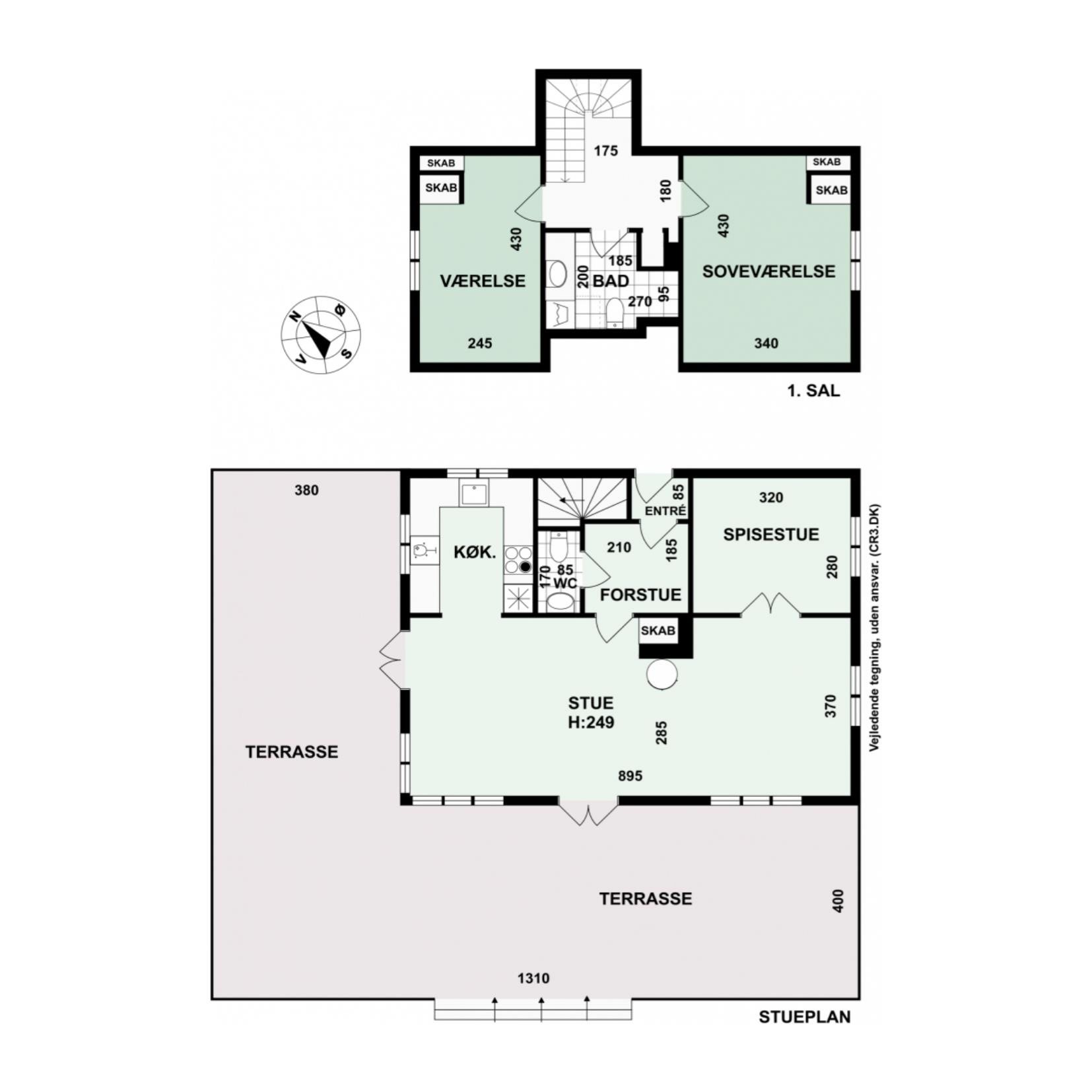 Plantegninger billede af Kildedalen 2, 3100 Hornbæk