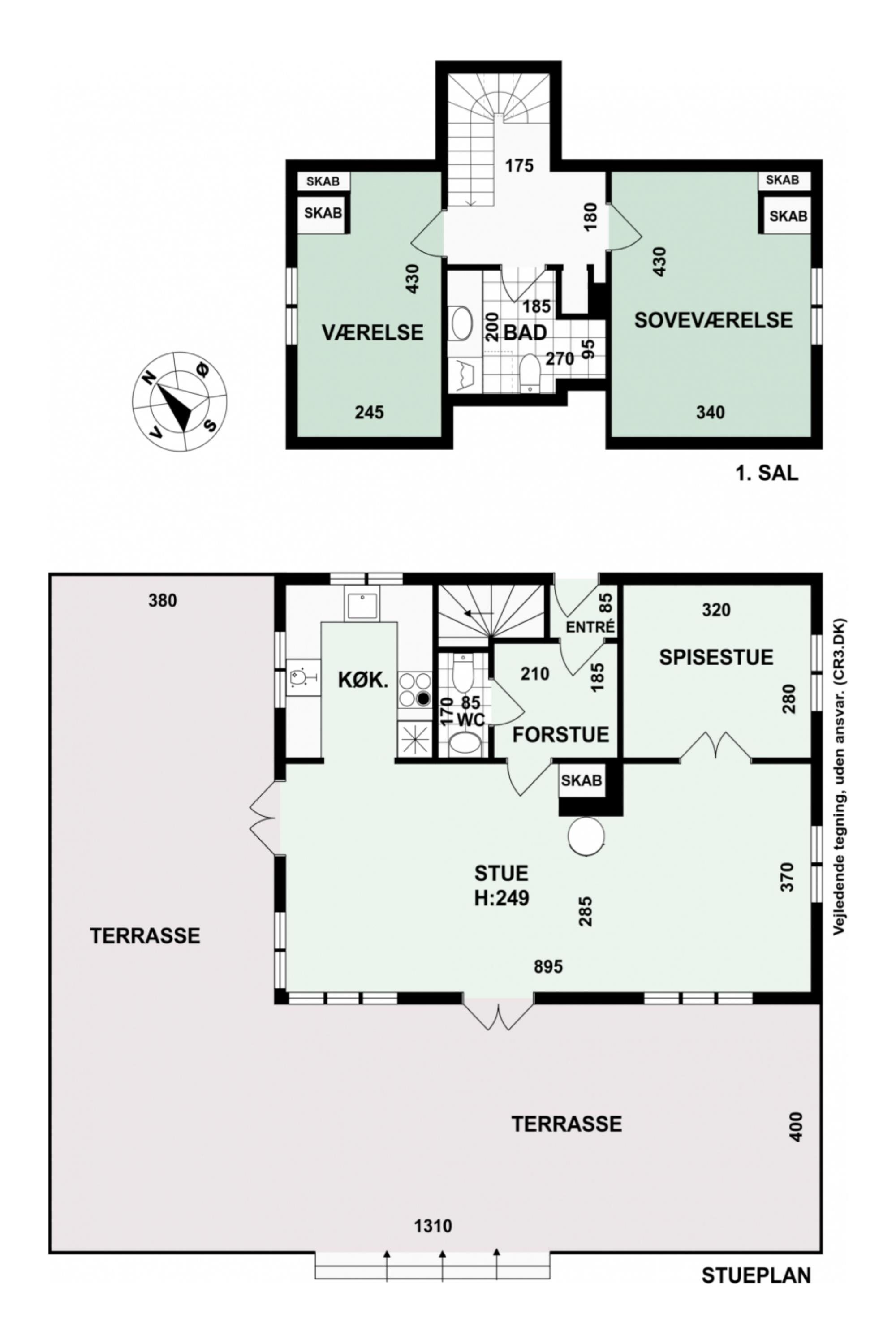 Plantegninger billede af Kildedalen 2, 3100 Hornbæk