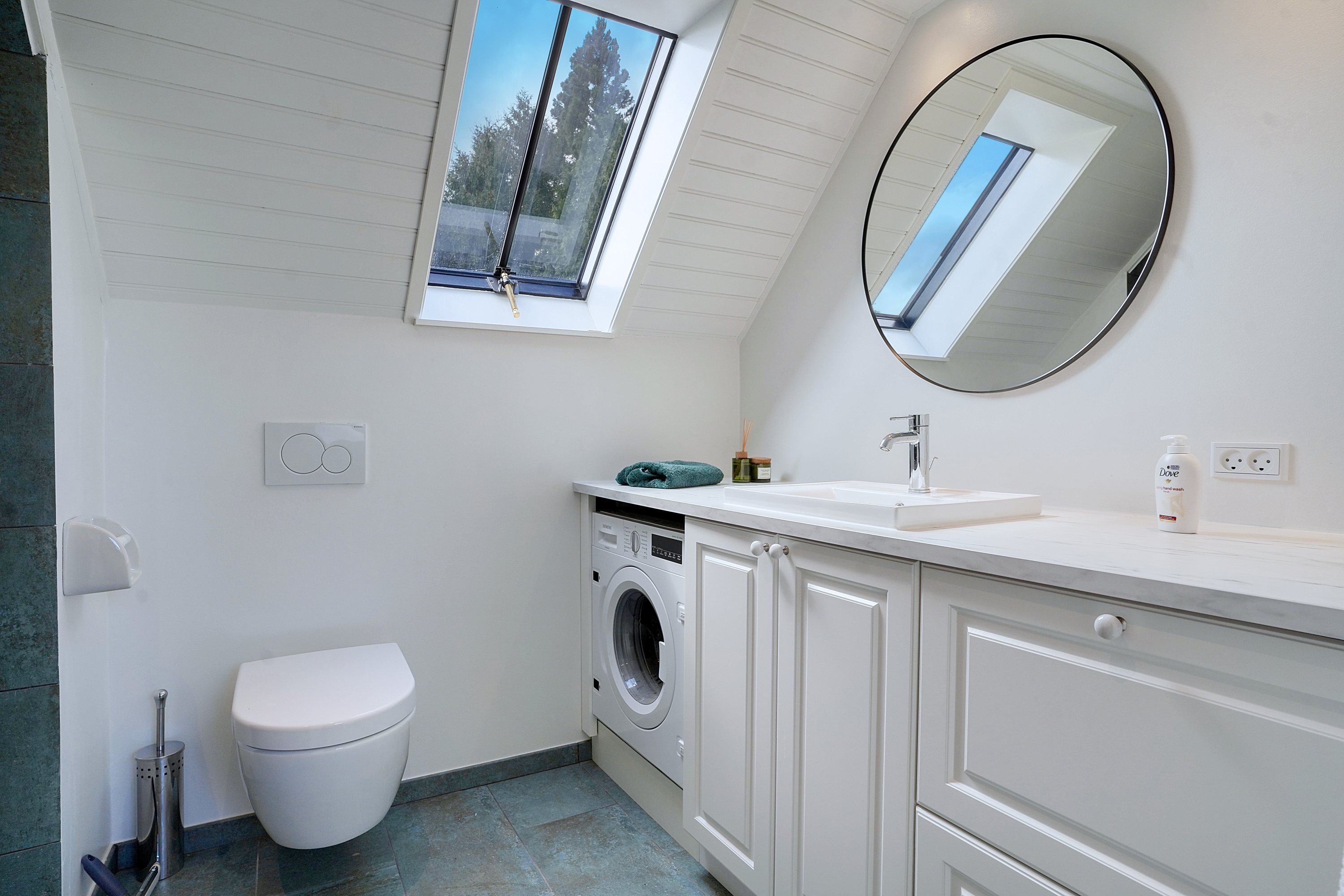 Fremhævet badeværelse billede i fuldskærmstilstand. Billede af Kildedalen 2, 3100 Hornbæk