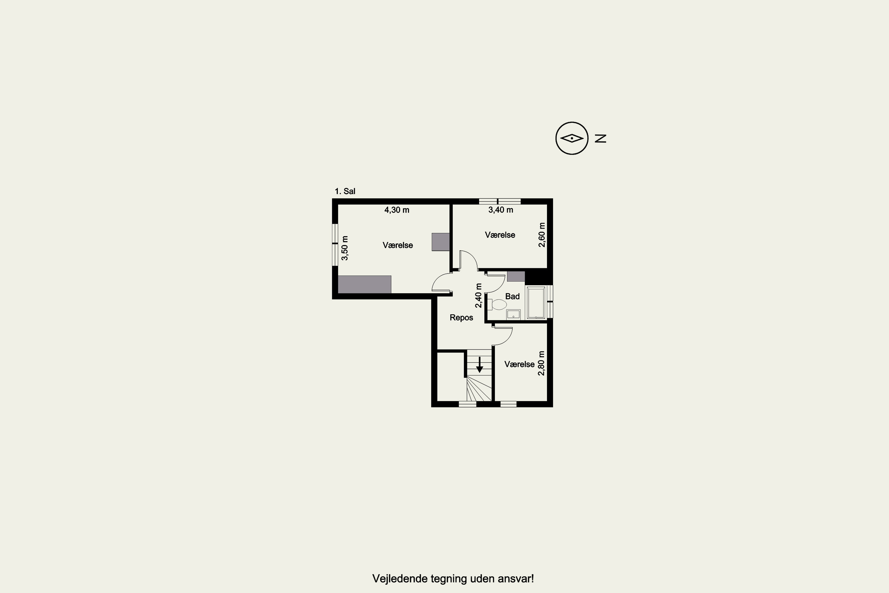 Plantegninger billede af Westergaardsvej 5, 6920 Videbæk