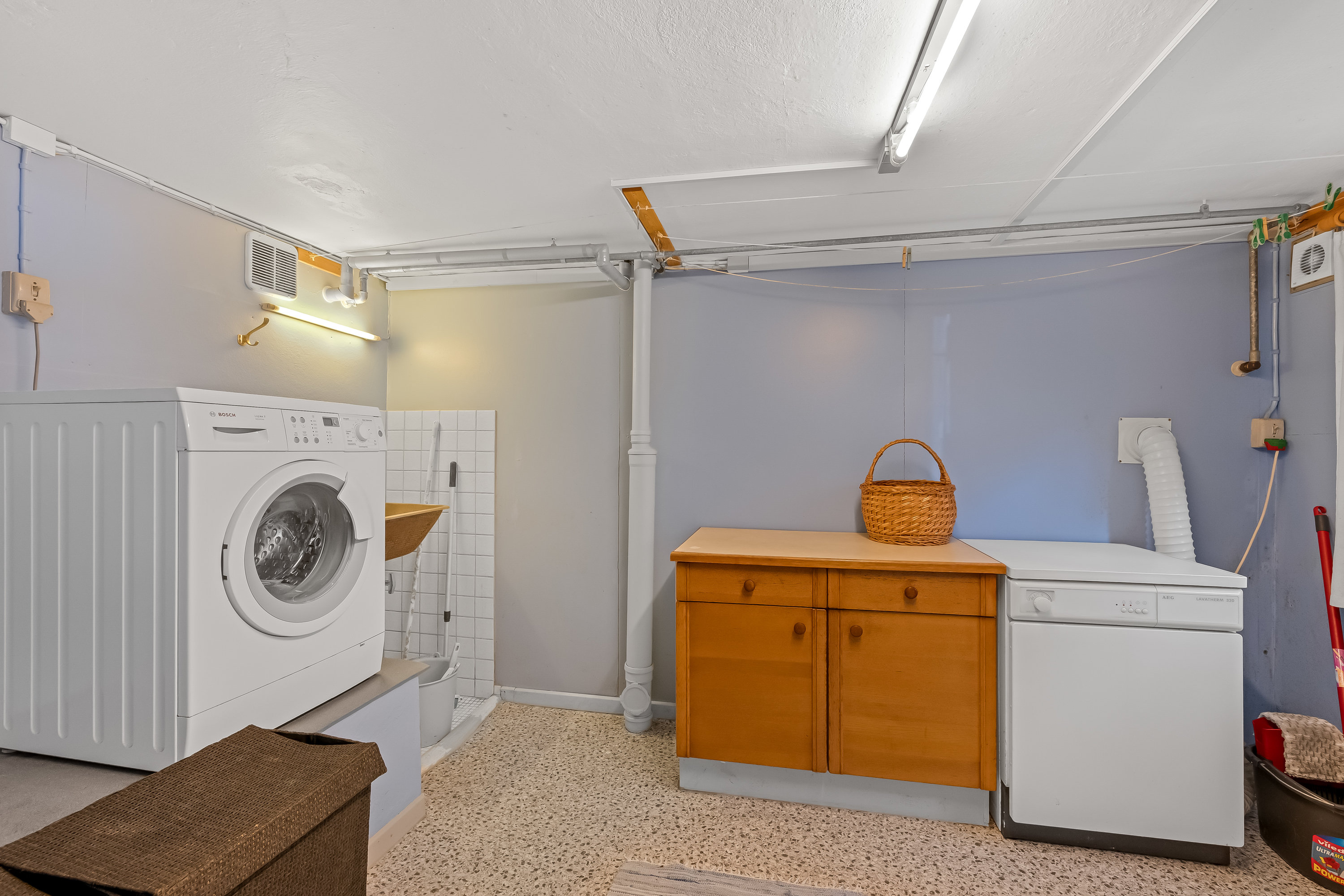 Fremhævet vaskerum billede i fuldskærmstilstand. Billede af Westergaardsvej 5, 6920 Videbæk