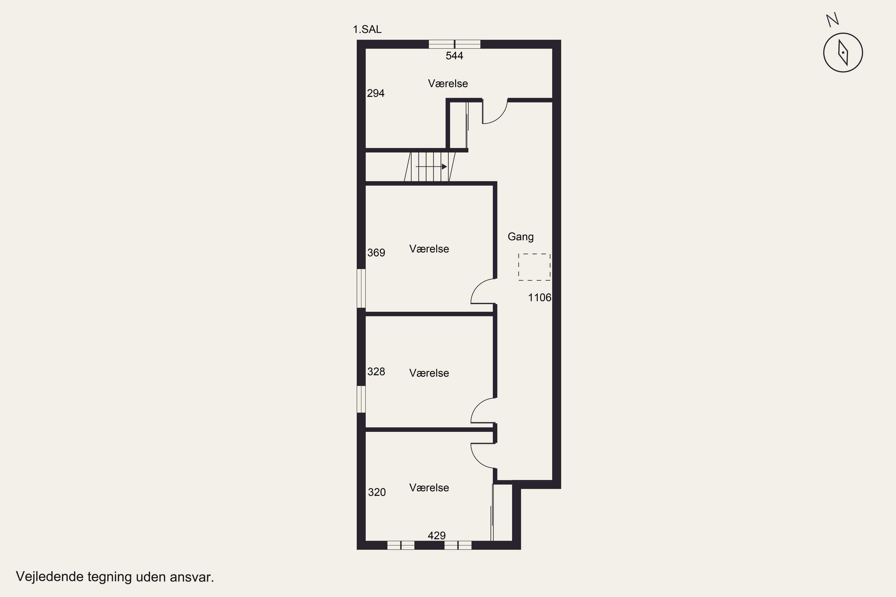 Plantegninger billede af Balskildevej 10, Ballen, 8355 Solbjerg