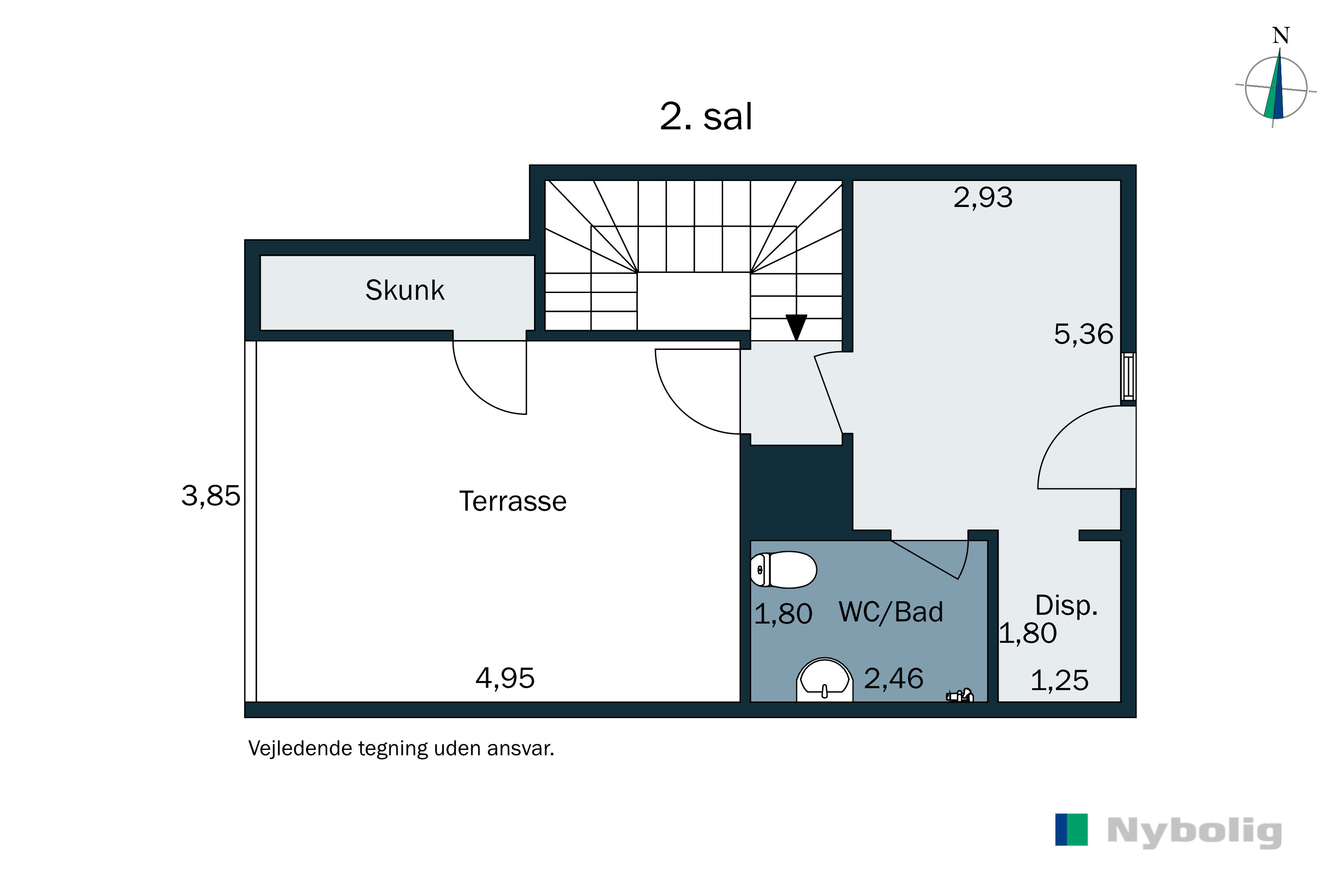 Plantegninger billede af Helgas Høj 23, 2950 Vedbæk