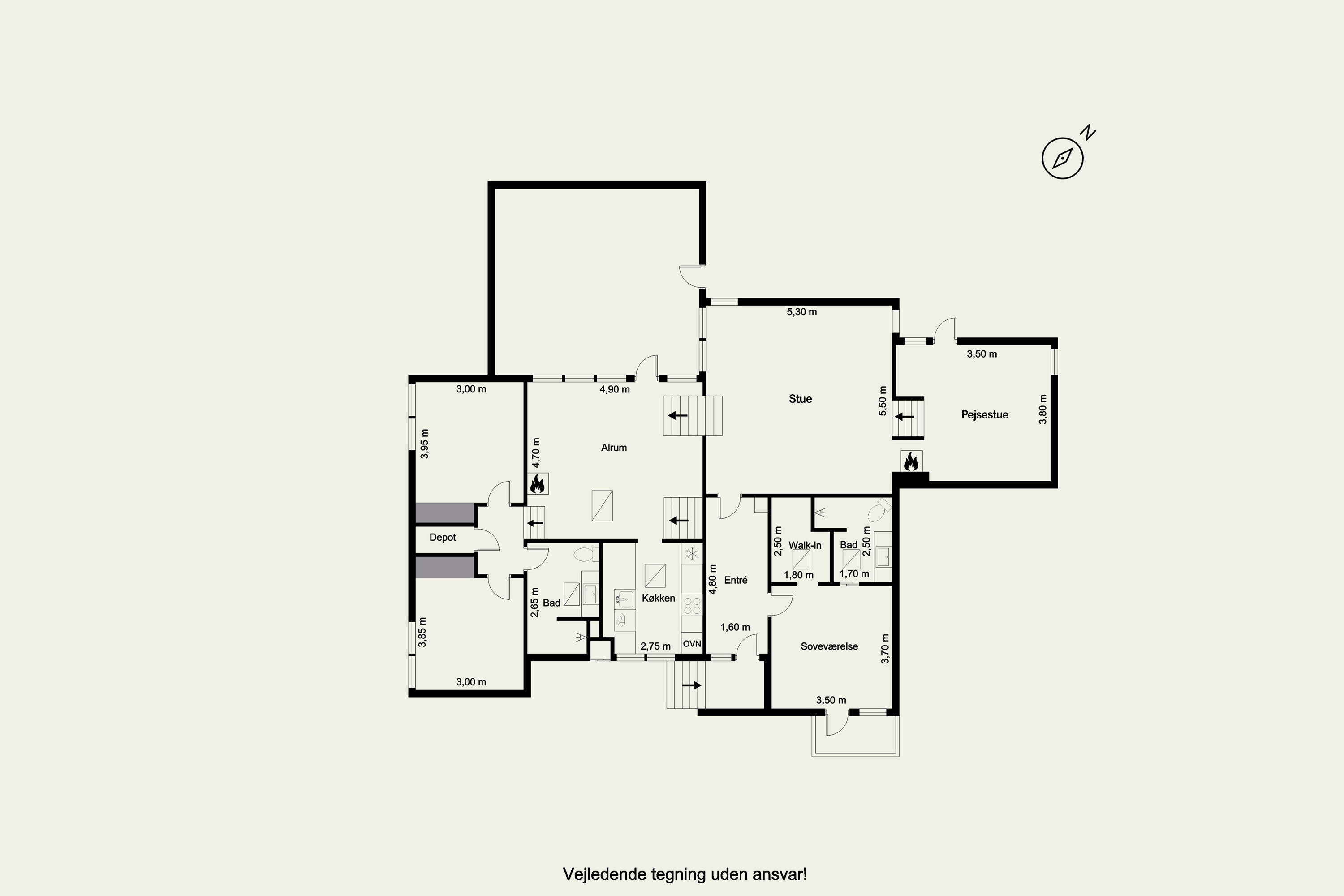 Plantegninger billede af Parkallé 10, 6880 Tarm