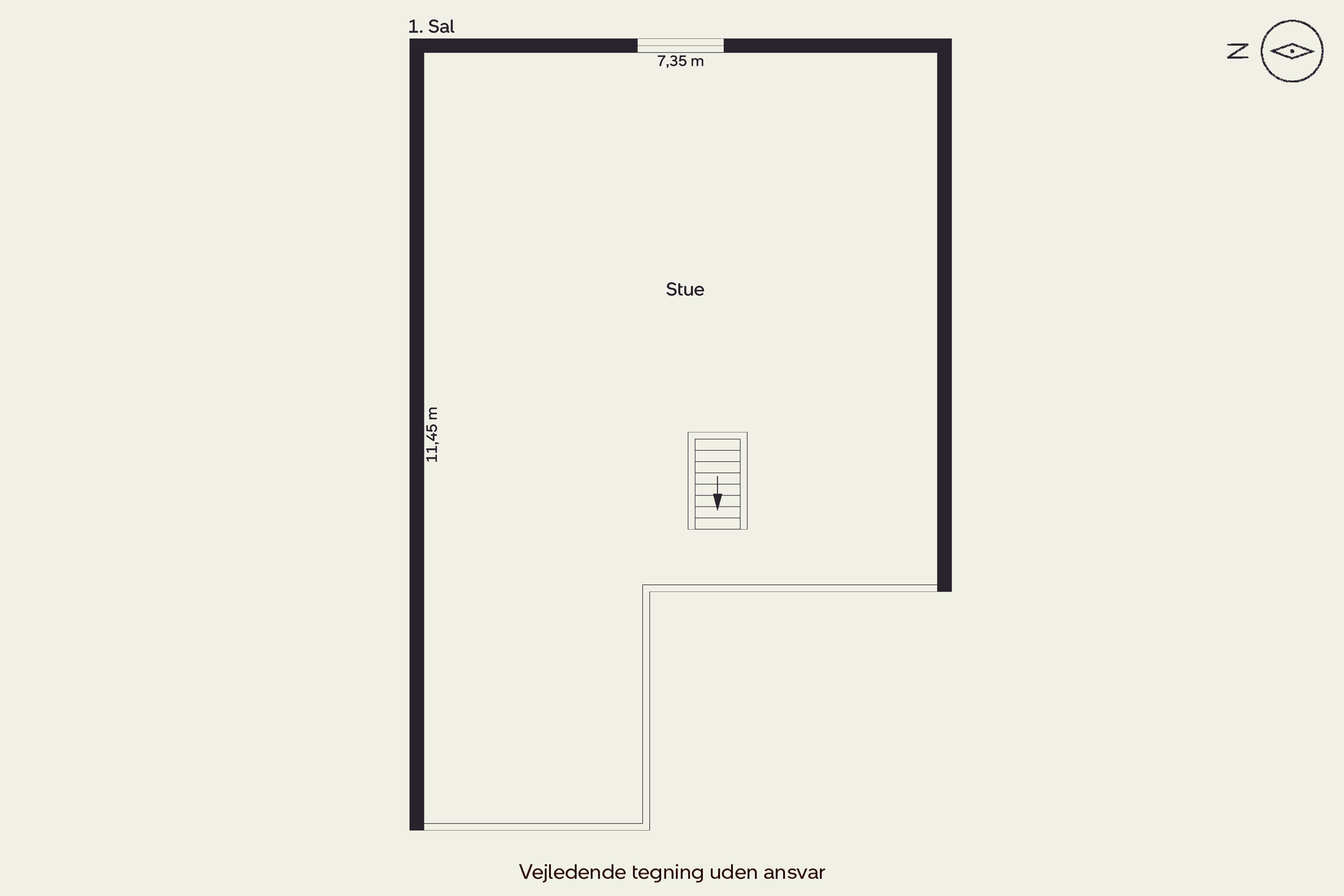 Plantegninger billede af Nordskrænten 19, Jegum, 6840 Oksbøl