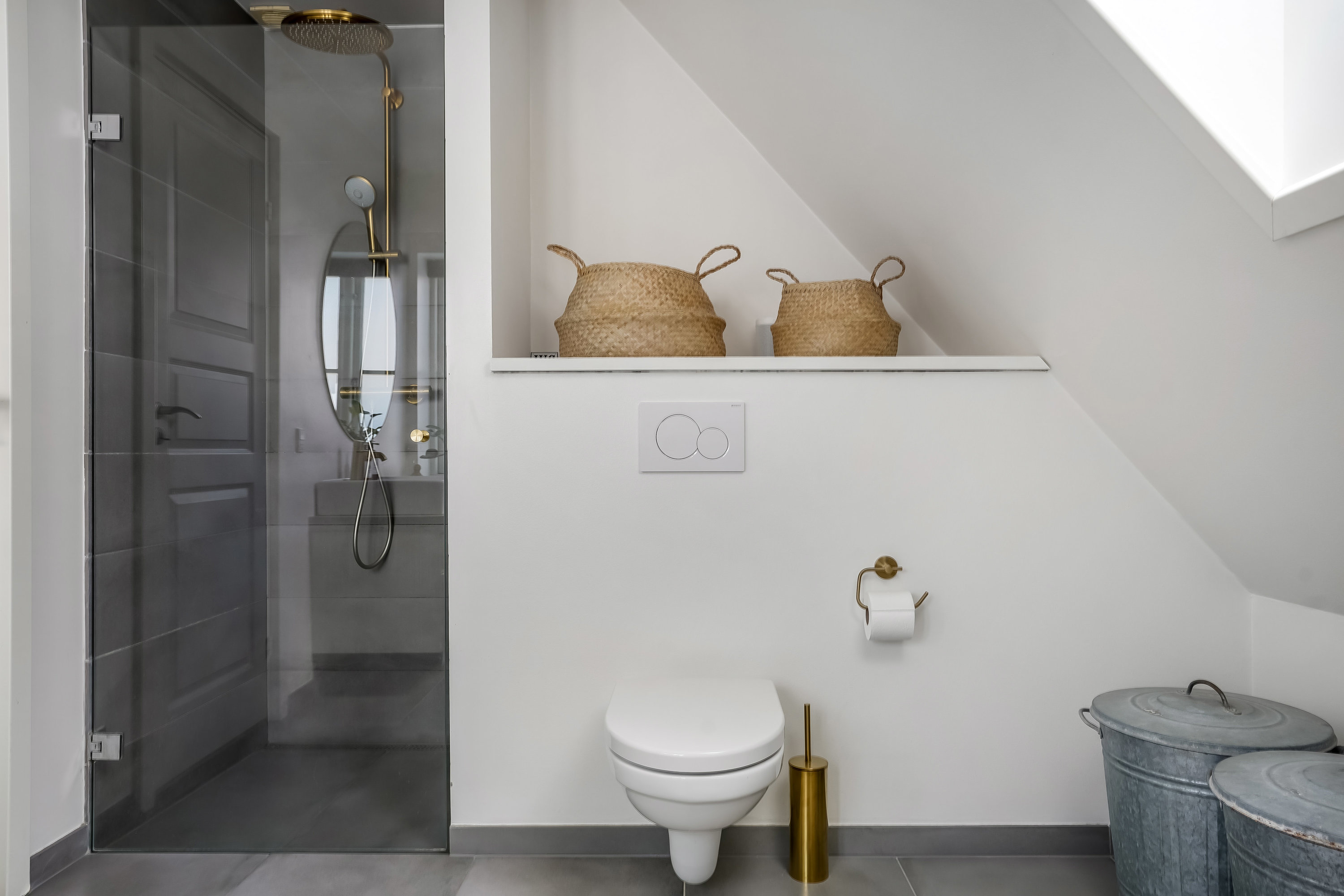 Fremhævet badeværelse billede i fuldskærmstilstand. Billede af Clausens Allé 62, Dalum, 5250 Odense SV