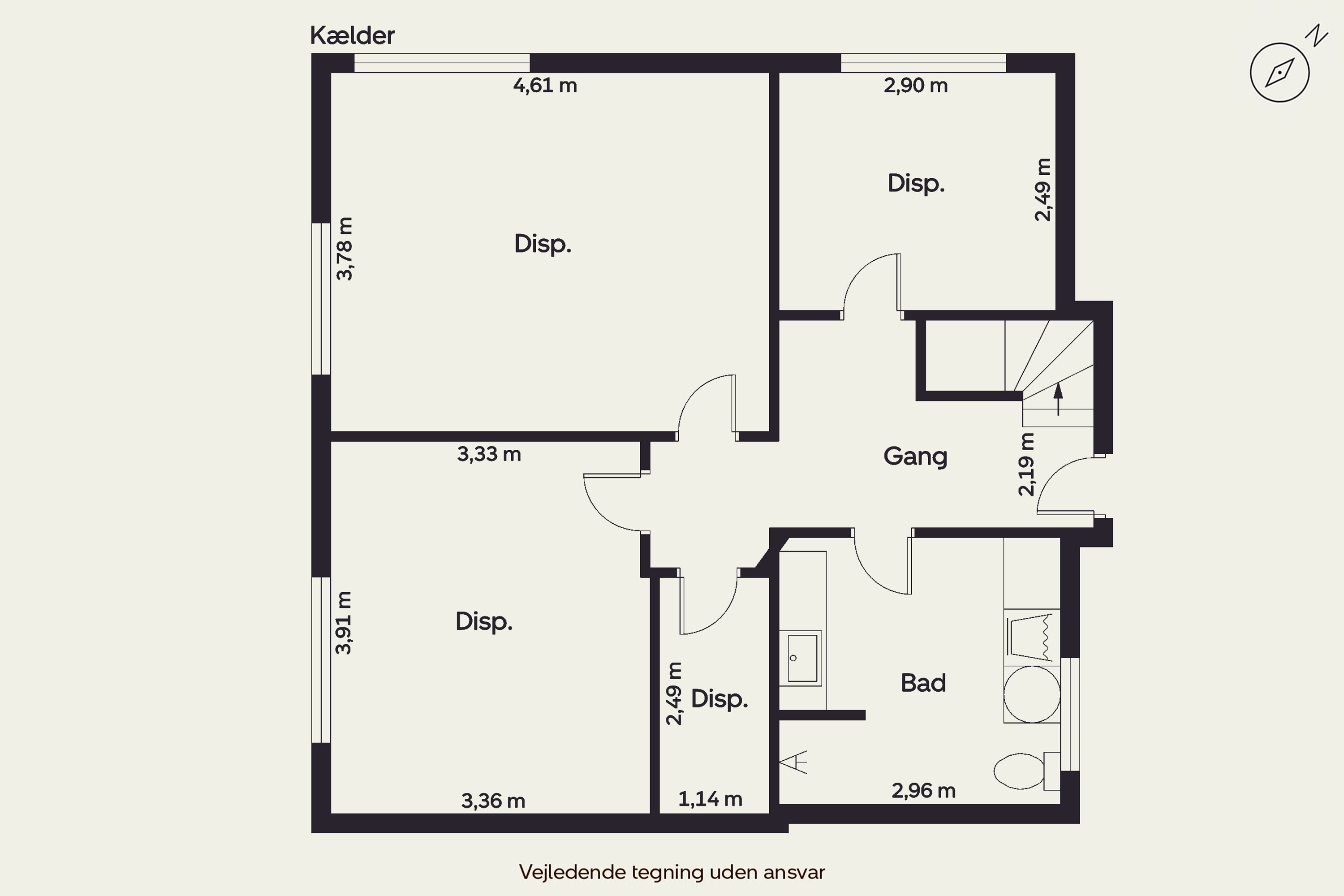 Plantegninger billede af Windelsvej 43, 5000 Odense C