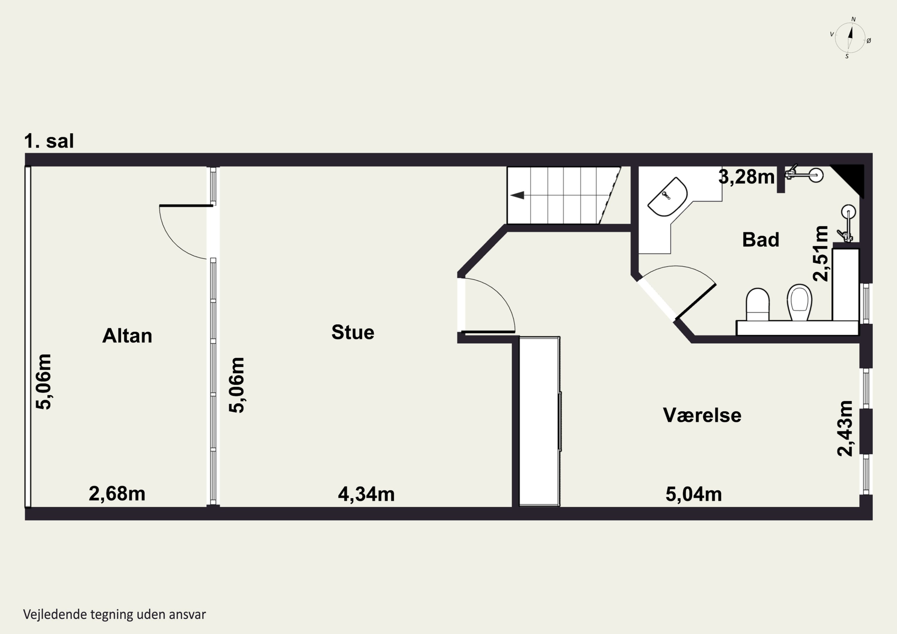 Plantegninger billede af Søndermarksvej 170, 4200 Slagelse