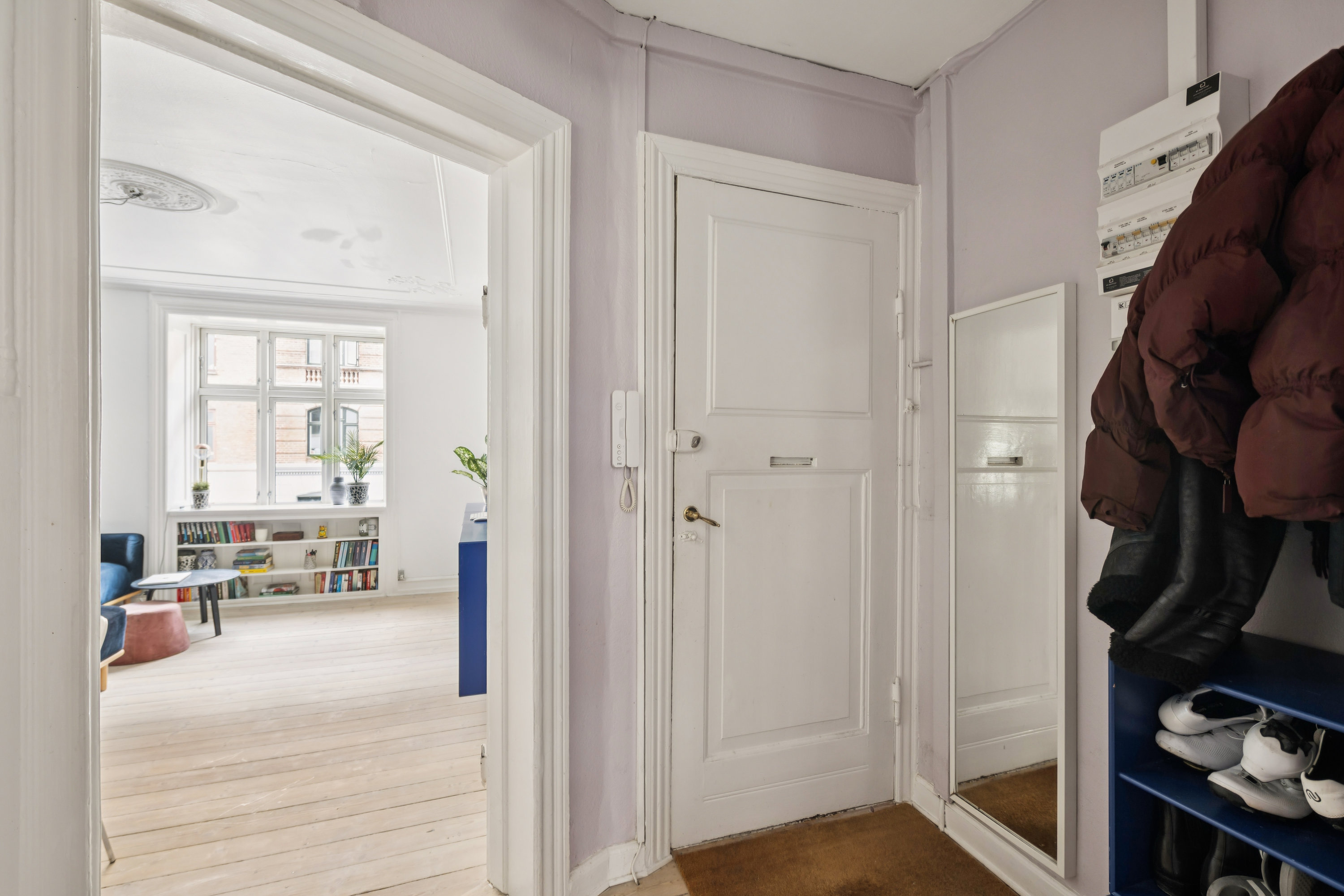 Fremhævet gang billede i fuldskærmstilstand. Billede af Marstalsgade 32, 1. th., 2100 København Ø