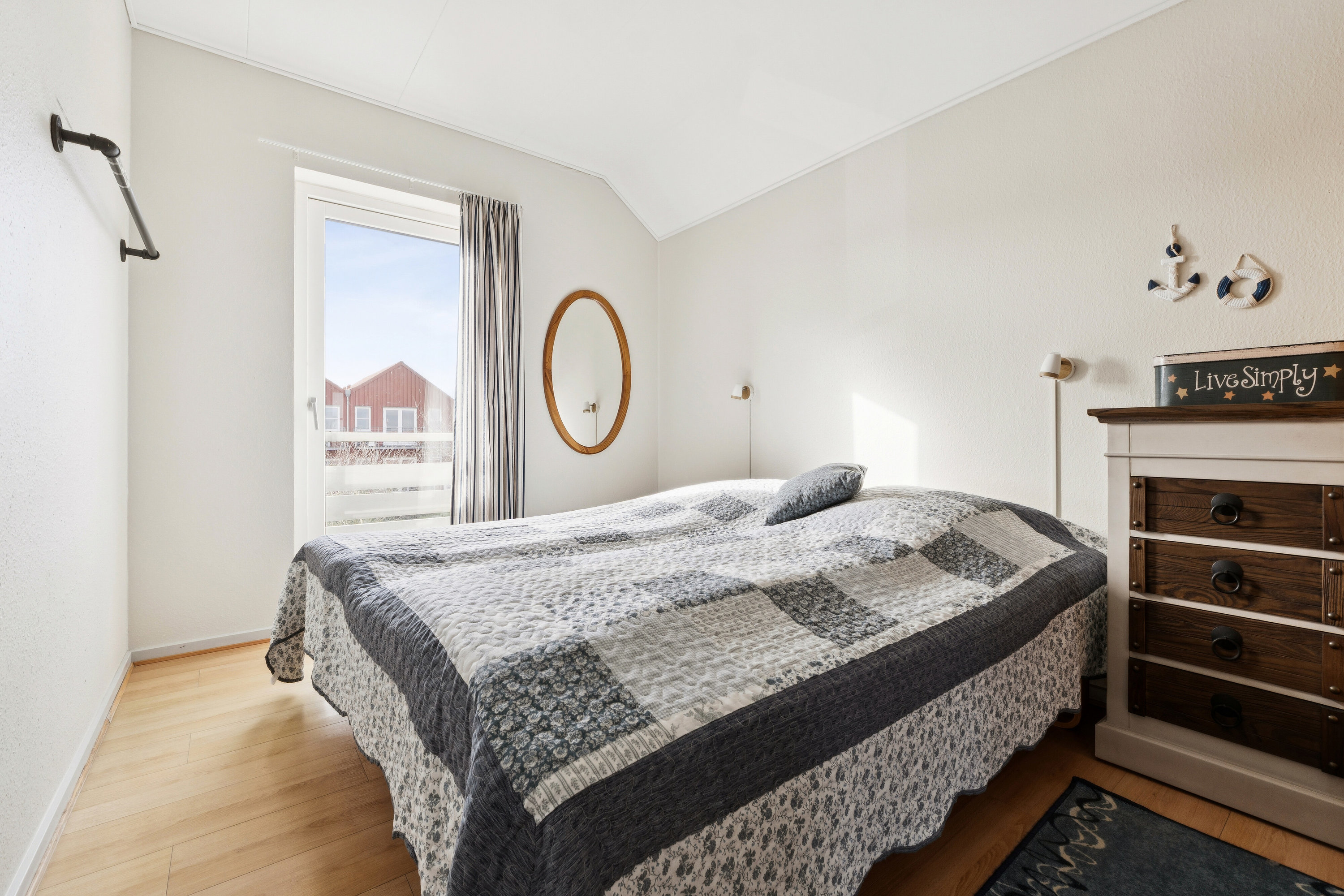 Fremhævet soveværelse billede i fuldskærmstilstand. Billede af Skudehavnen 1, 1., 5900 Rudkøbing