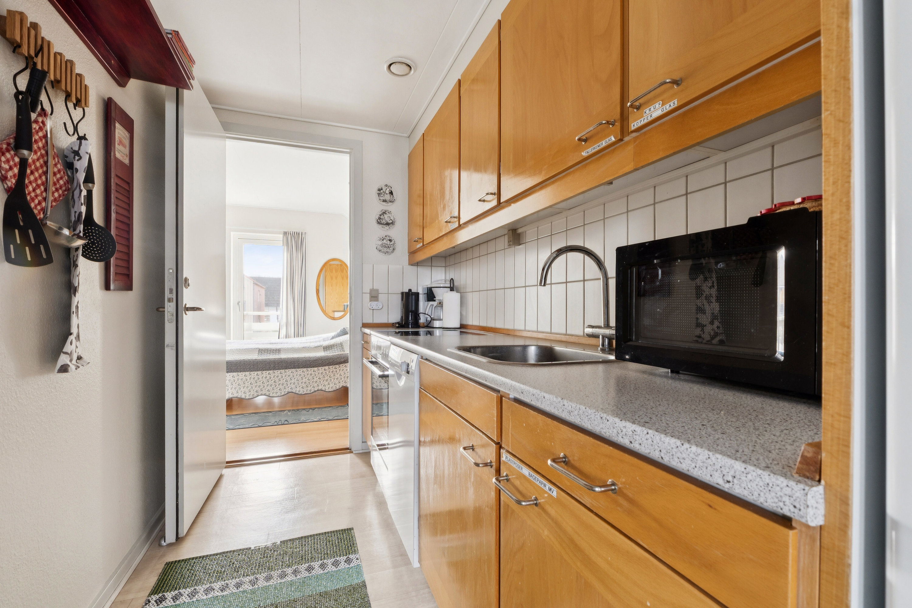 Fremhævet køkken billede i fuldskærmstilstand. Billede af Skudehavnen 1, 1., 5900 Rudkøbing