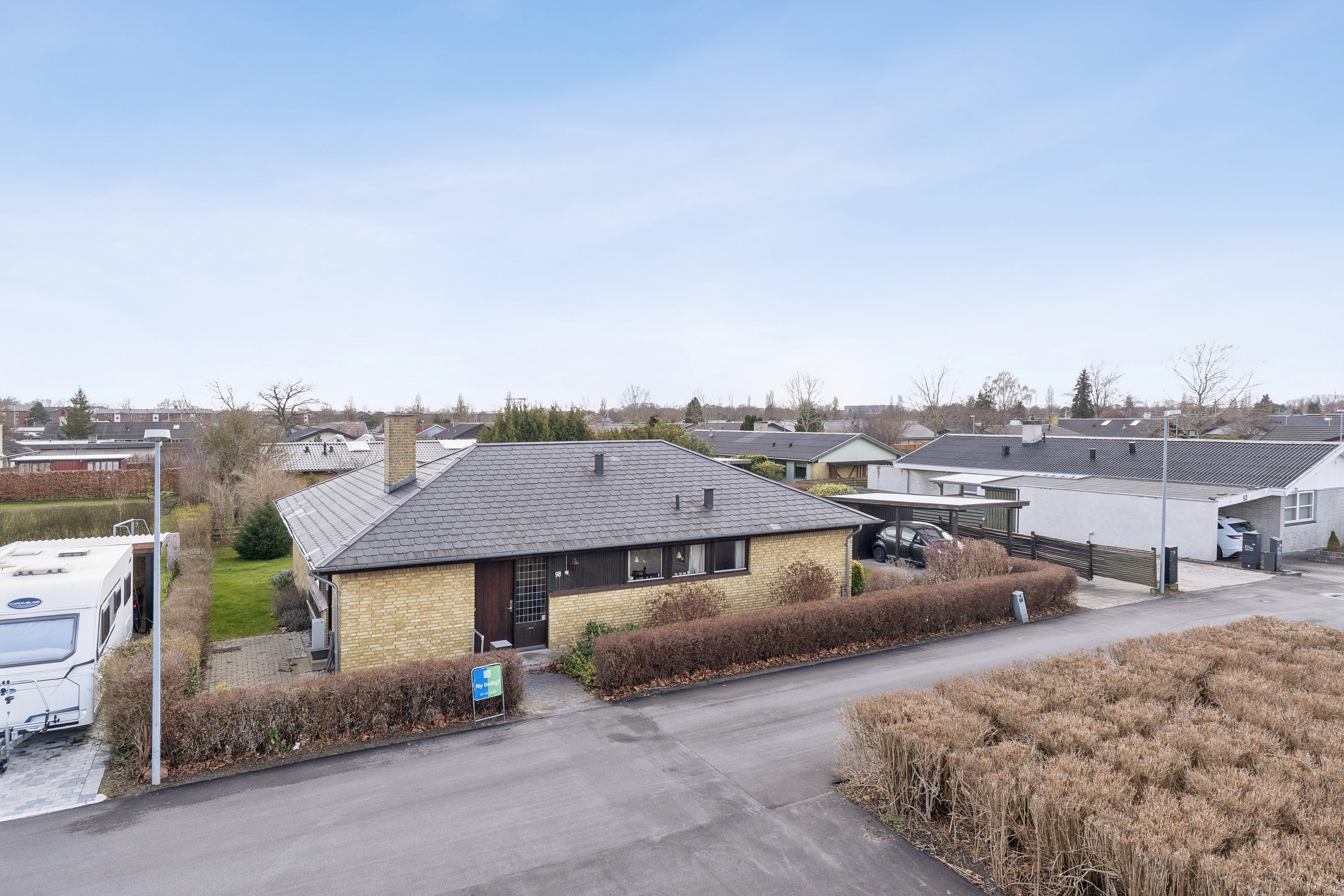 Fremhævet luftfoto billede i fuldskærmstilstand. Billede af Platanhaven 98, 2600 Glostrup