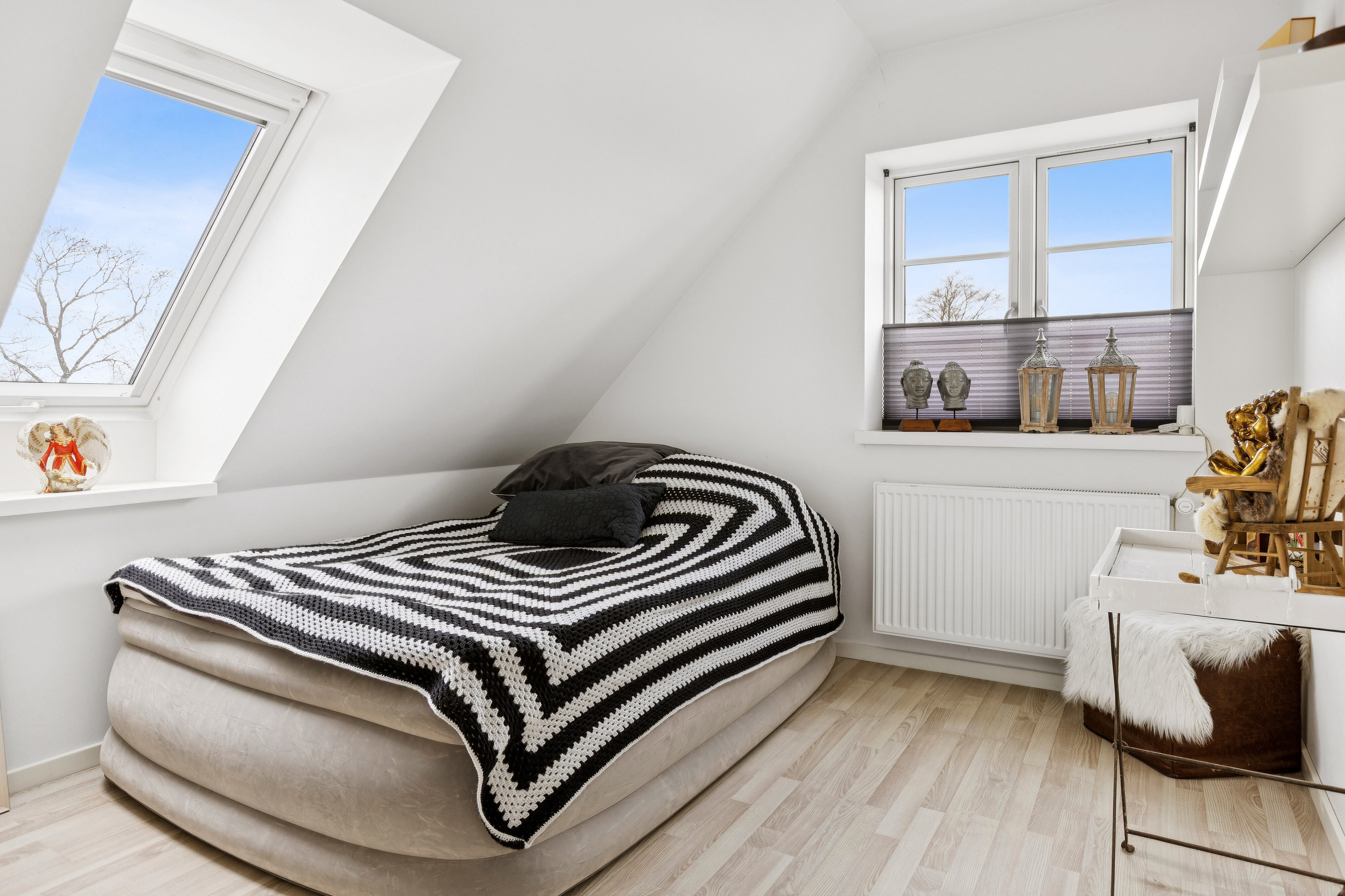 Fremhævet soveværelse billede i fuldskærmstilstand. Billede af Gefionsvej 1, 4654 Faxe Ladeplads