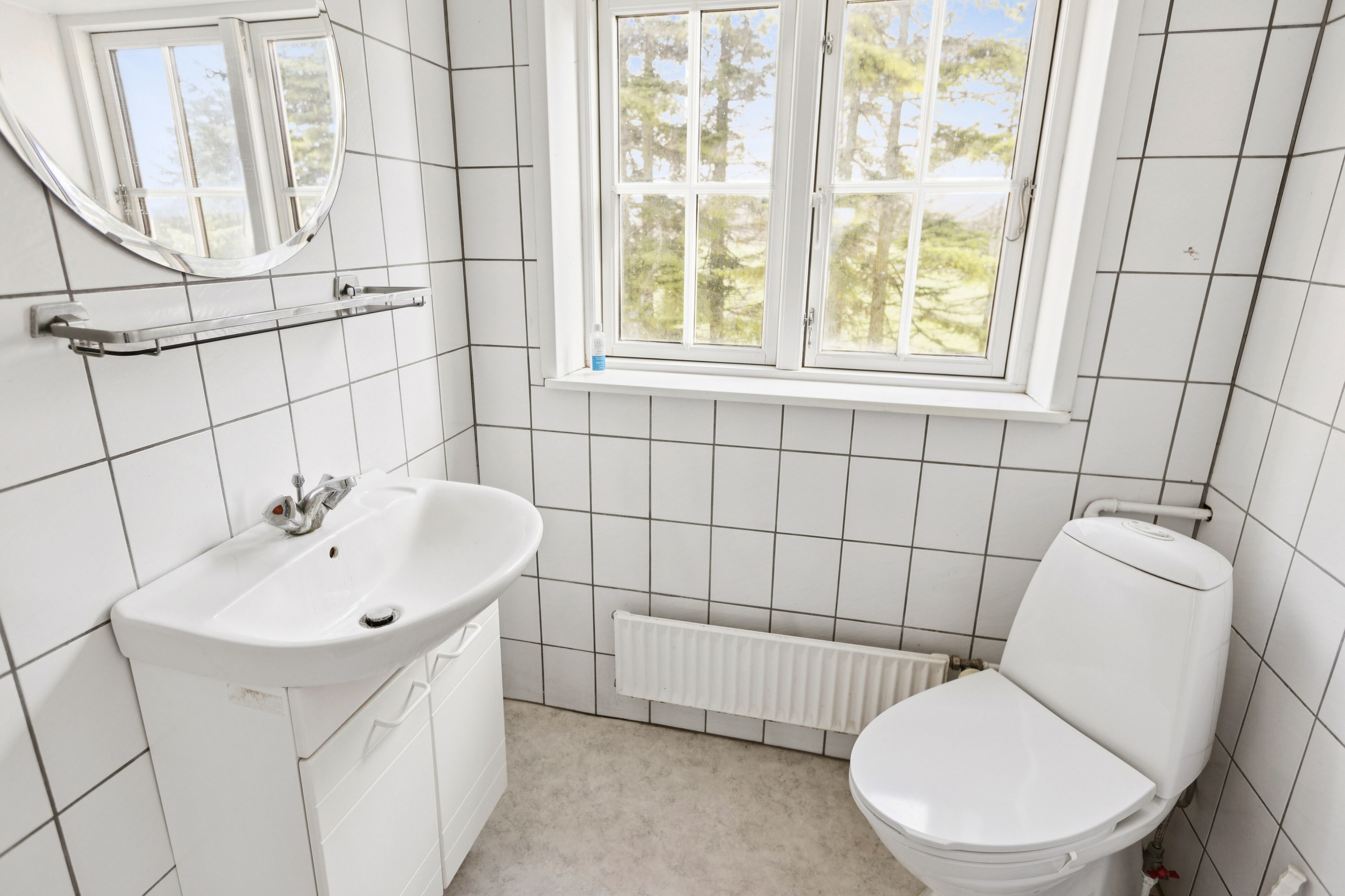 Fremhævet badeværelse billede i fuldskærmstilstand. Billede af Nygårdshave 1, 4760 Vordingborg