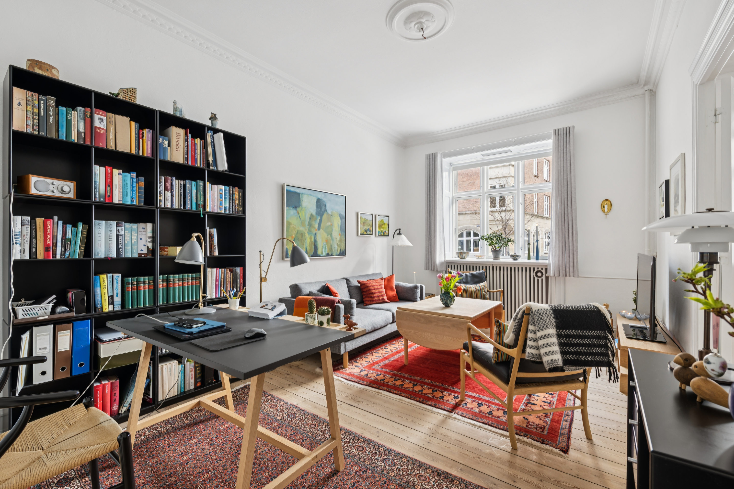 Fremhævet stue billede i fuldskærmstilstand. Billede af Vordingborggade 37, st.. th., 2100 København Ø