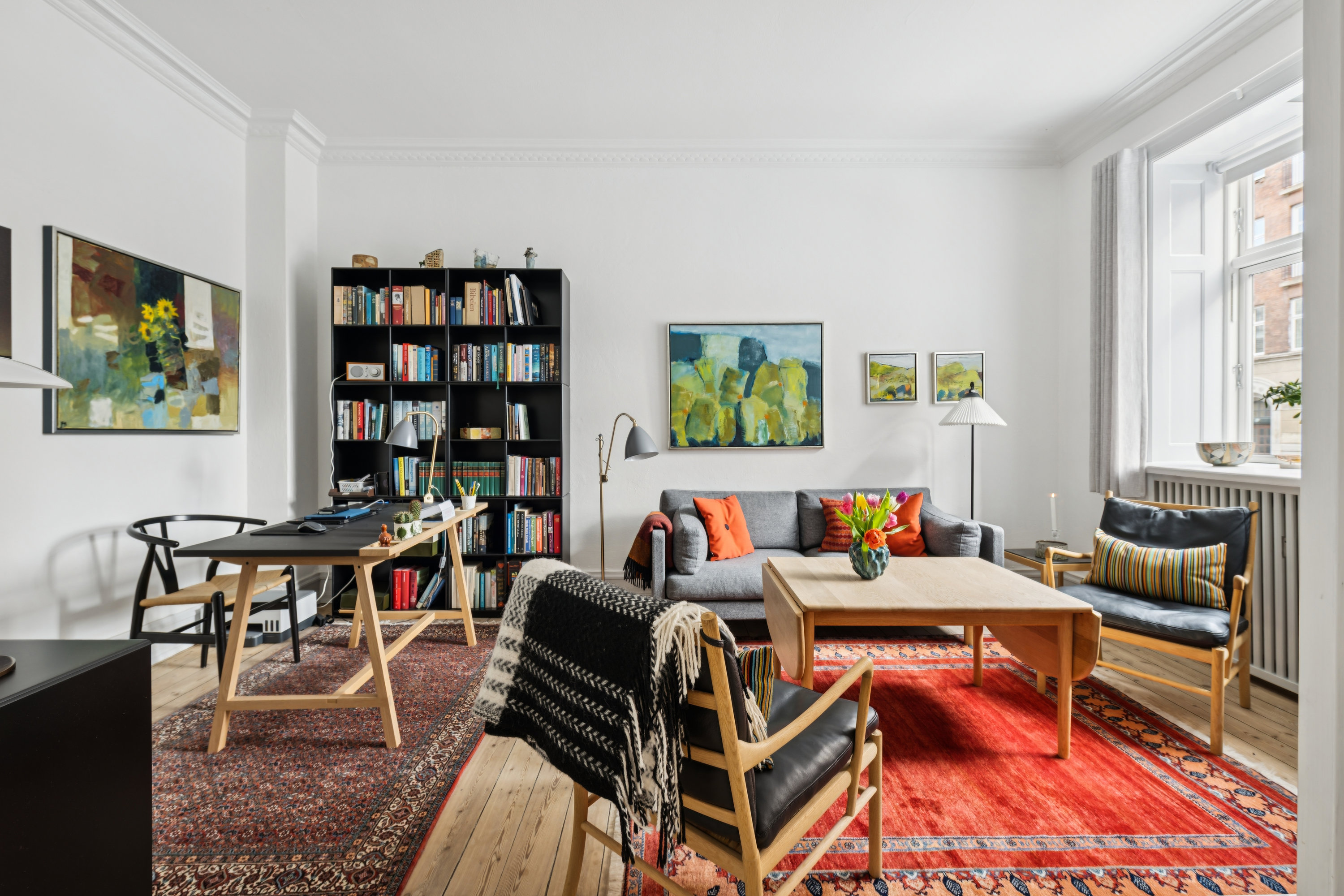 Fremhævet stue billede i fuldskærmstilstand. Billede af Vordingborggade 37, st.. th., 2100 København Ø