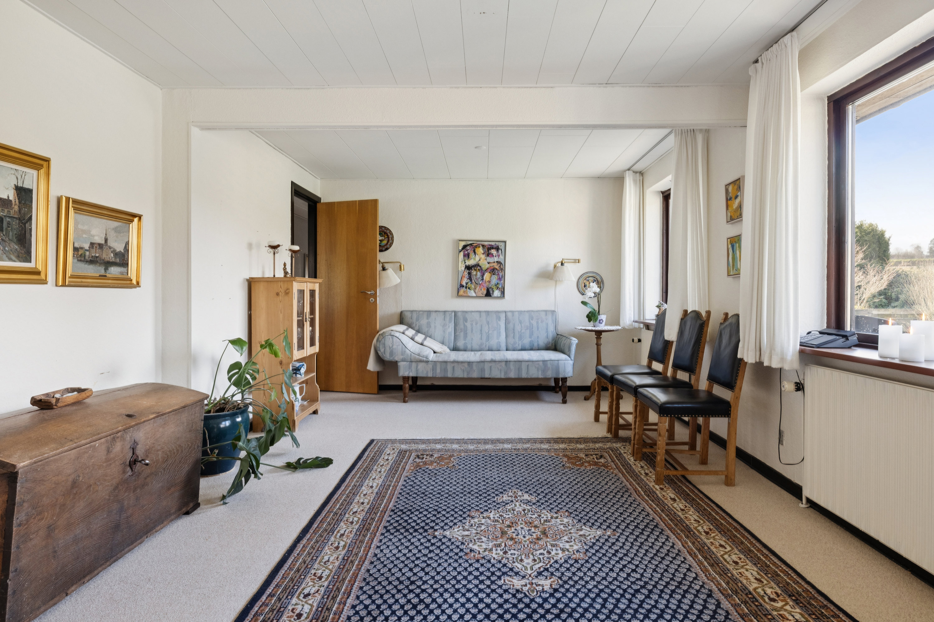 Fremhævet stue billede i fuldskærmstilstand. Billede af Rævlingstien 9, Birgittelyst, 8800 Viborg