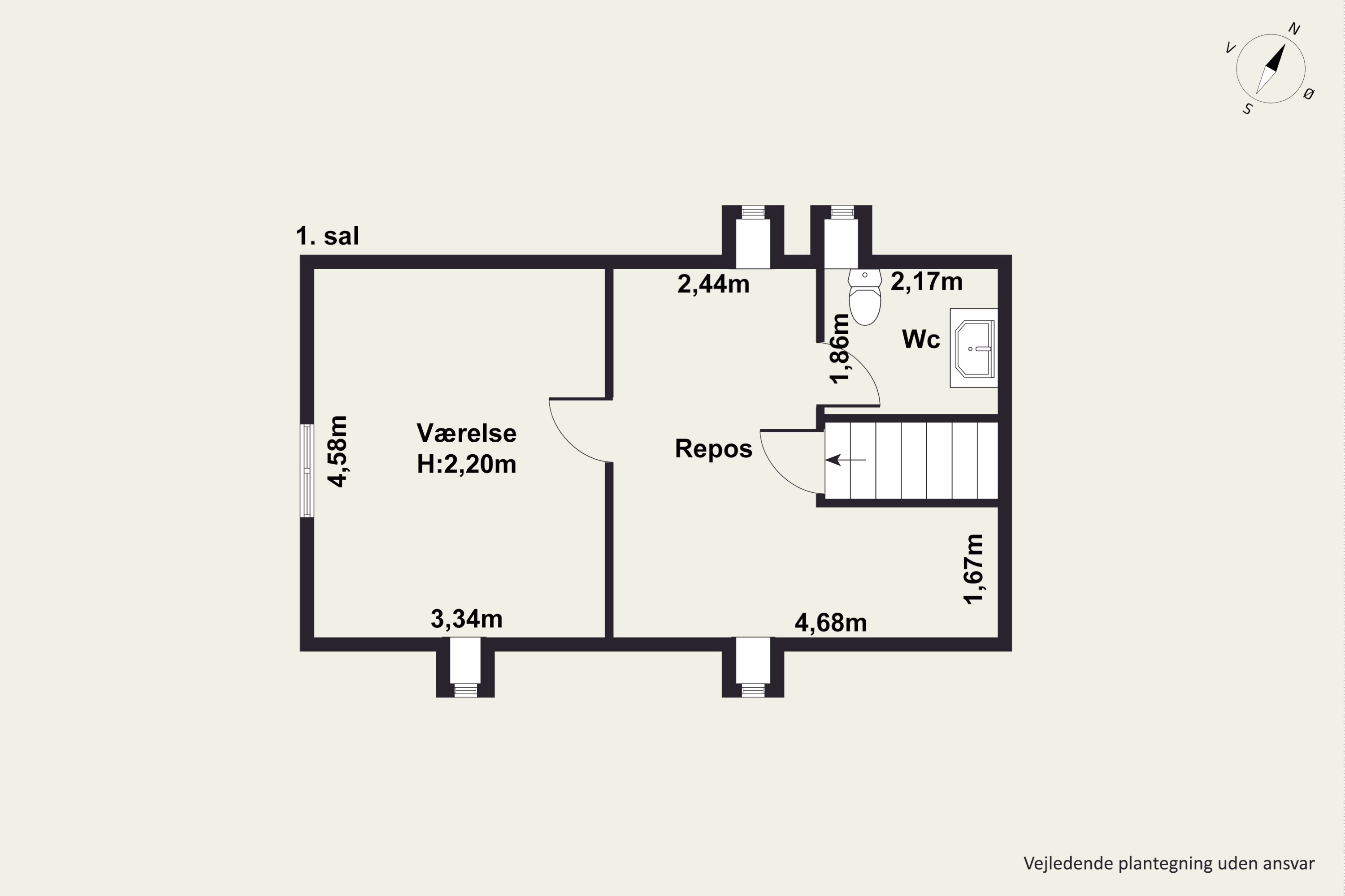 Plantegninger billede af Strandvænget 7, Sønder Dråby, 7900 Nykøbing M