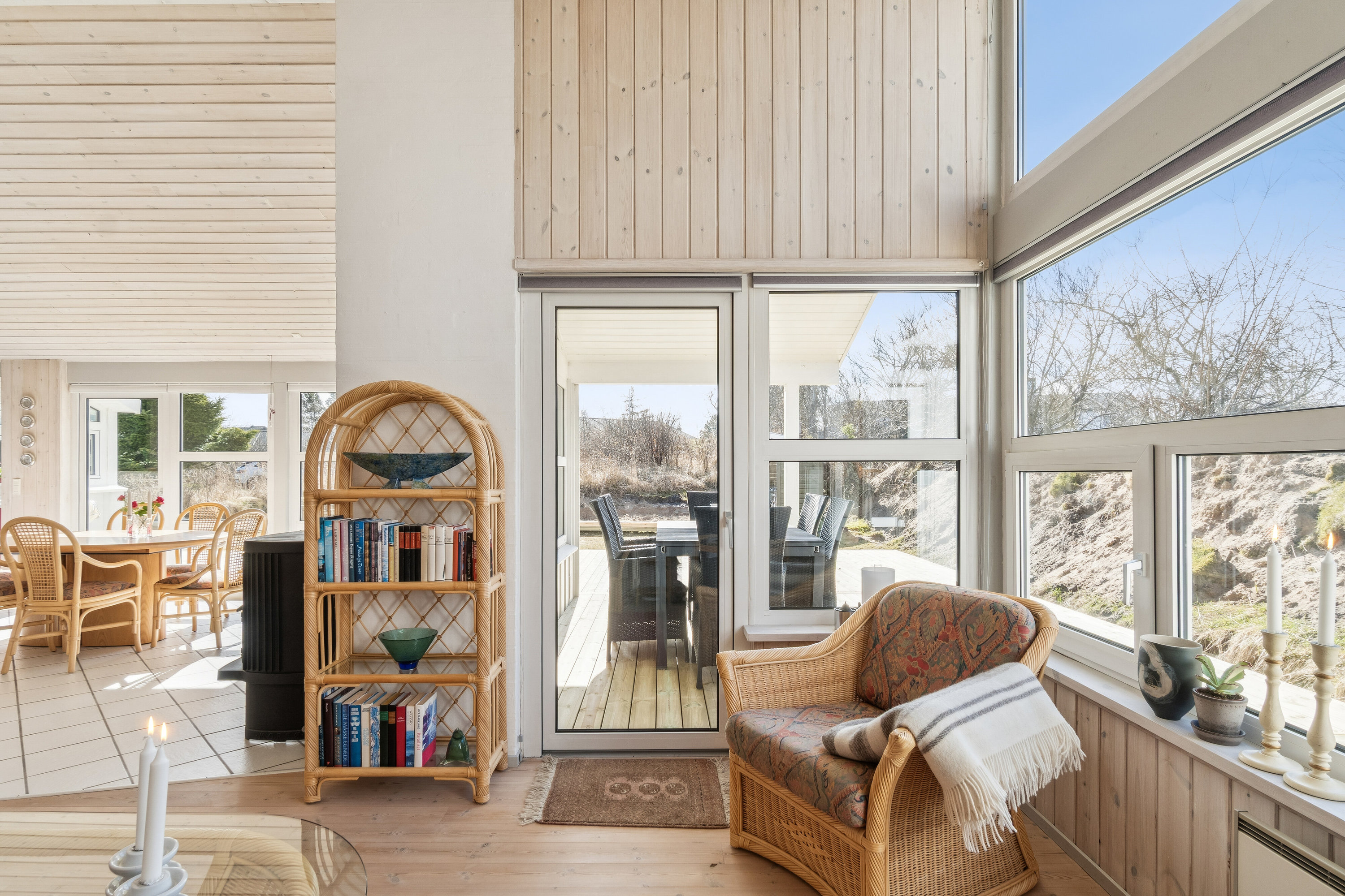 Fremhævet stue billede i fuldskærmstilstand. Billede af Gyvelvej 11, Tversted, 9881 Bindslev