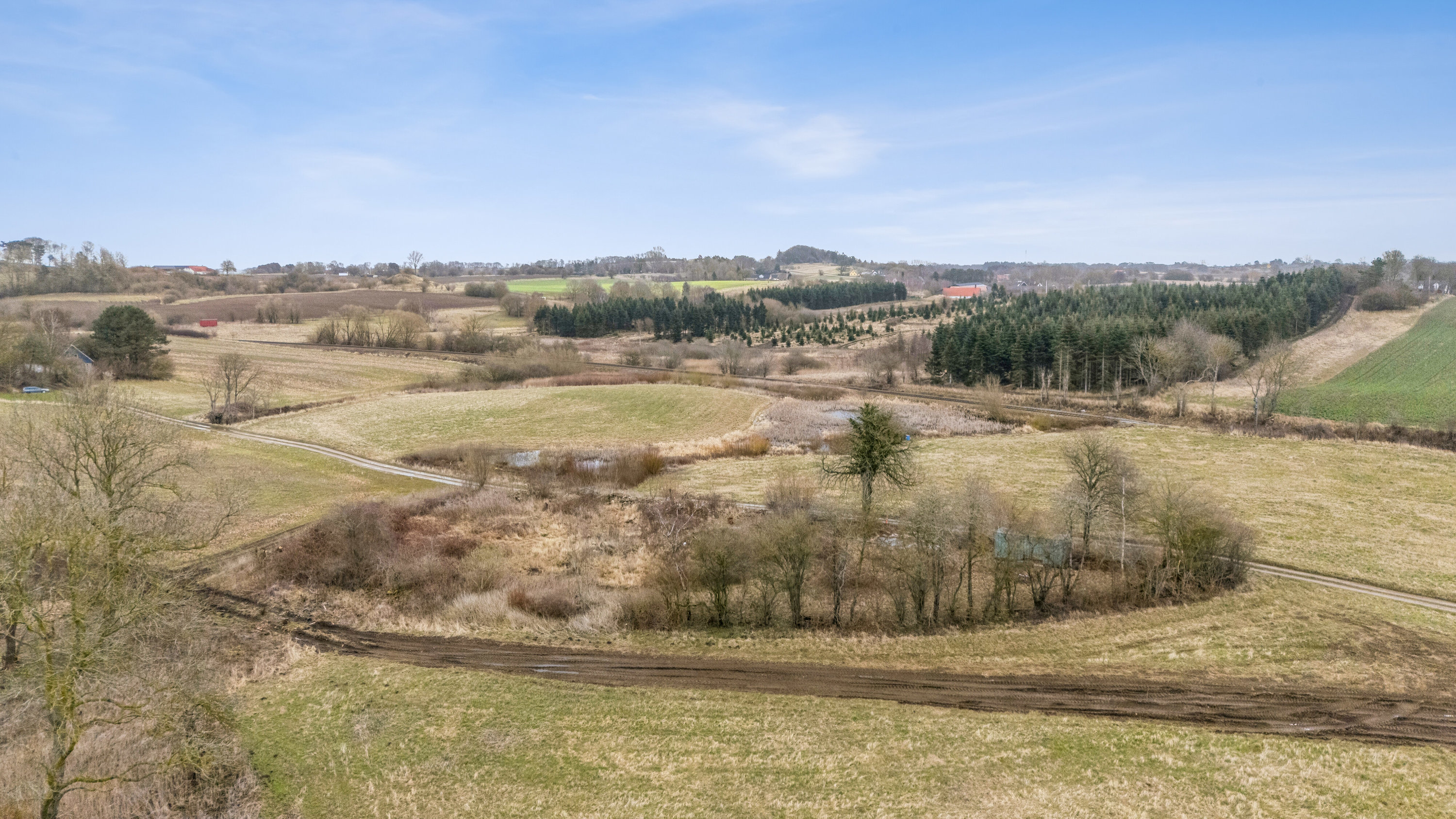 Fremhævet luftfoto billede i fuldskærmstilstand. Billede af Egemosevej 22B, 4571 Grevinge