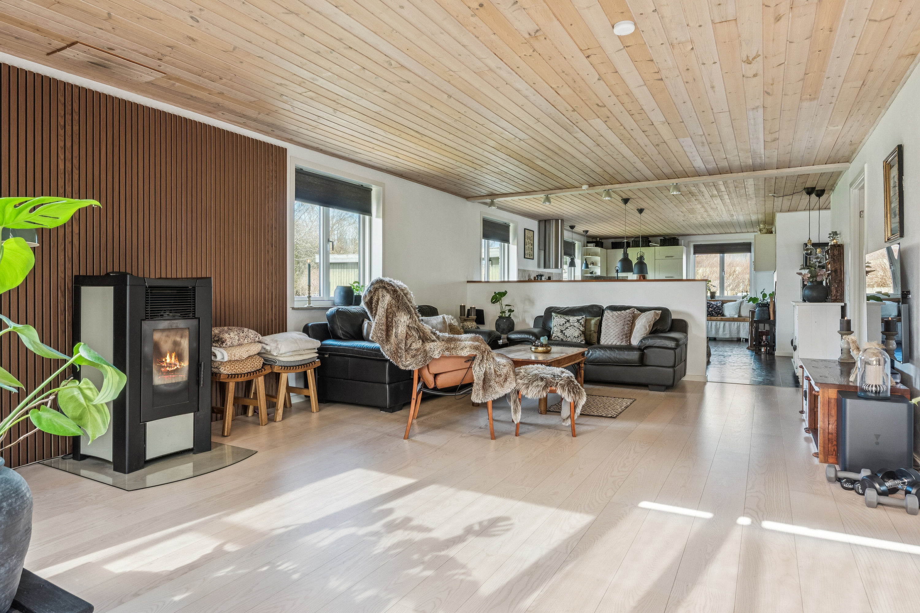 Fremhævet stue billede i fuldskærmstilstand. Billede af Wiuffsvej 11, 4540 Fårevejle