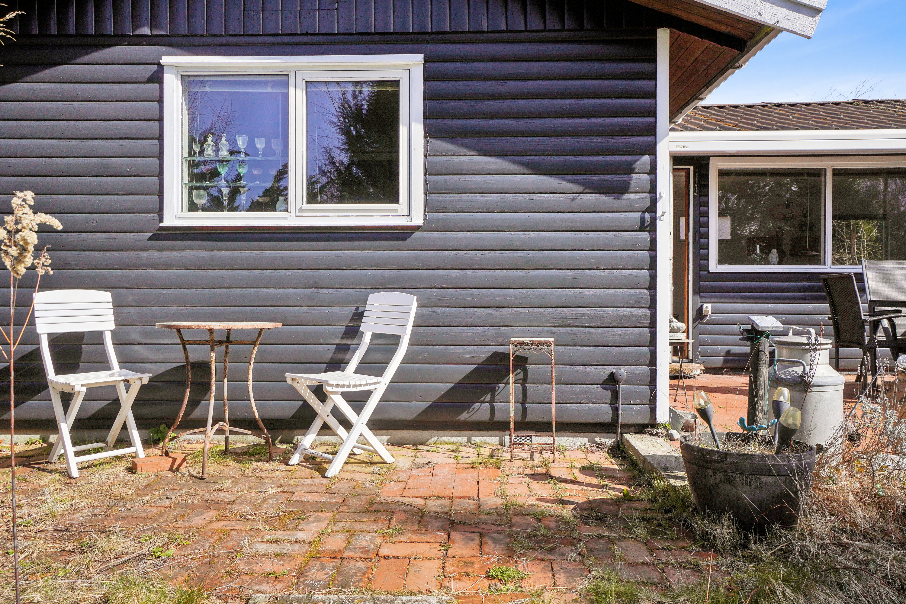 Fremhævet terrasse billede i fuldskærmstilstand. Billede af Egelunden 22, Tollerup, 3370 Melby