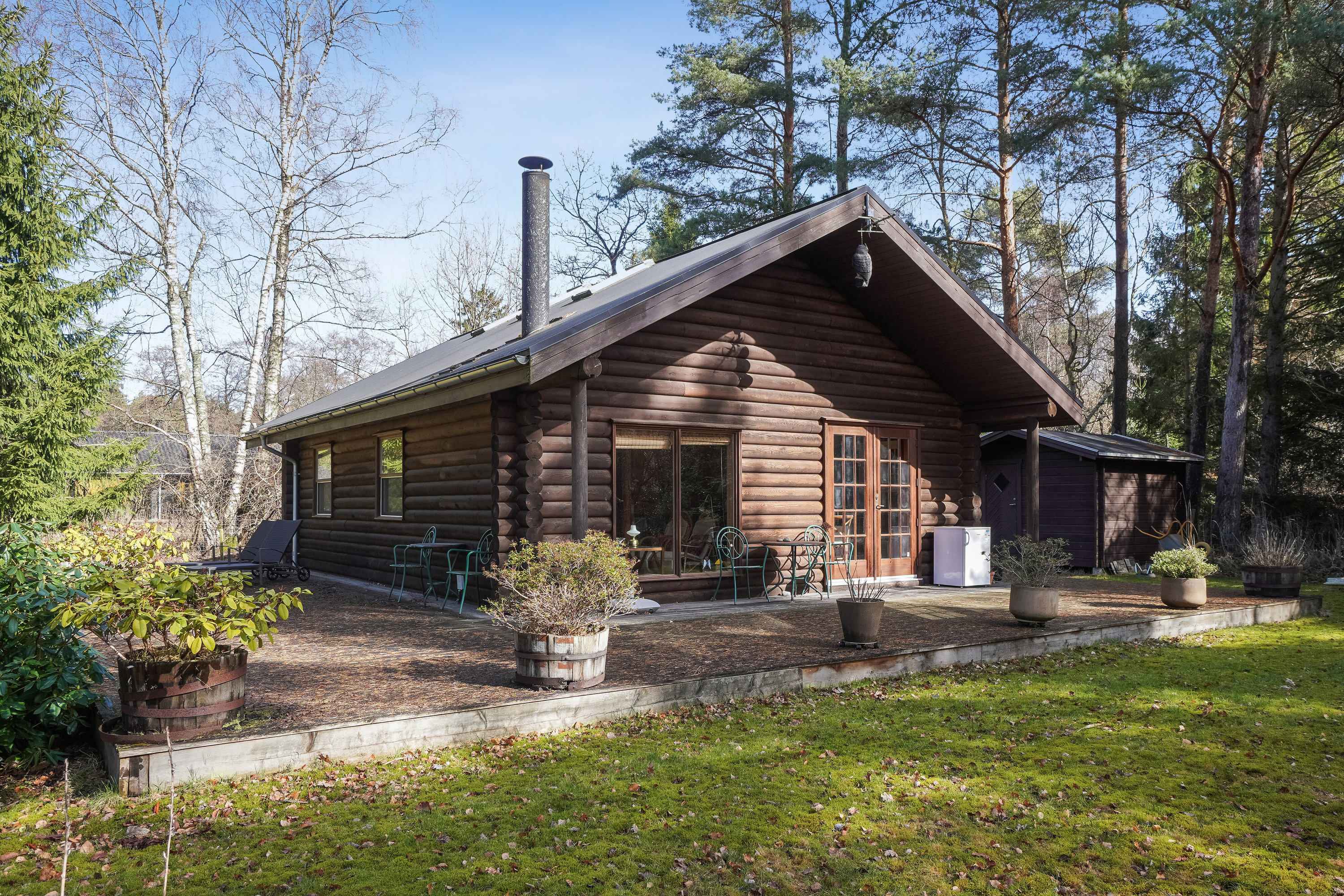 Fremhævet set fra haven billede i fuldskærmstilstand. Billede af Revlingsvinget 10, Tibirke Sand, 3300 Frederiksværk